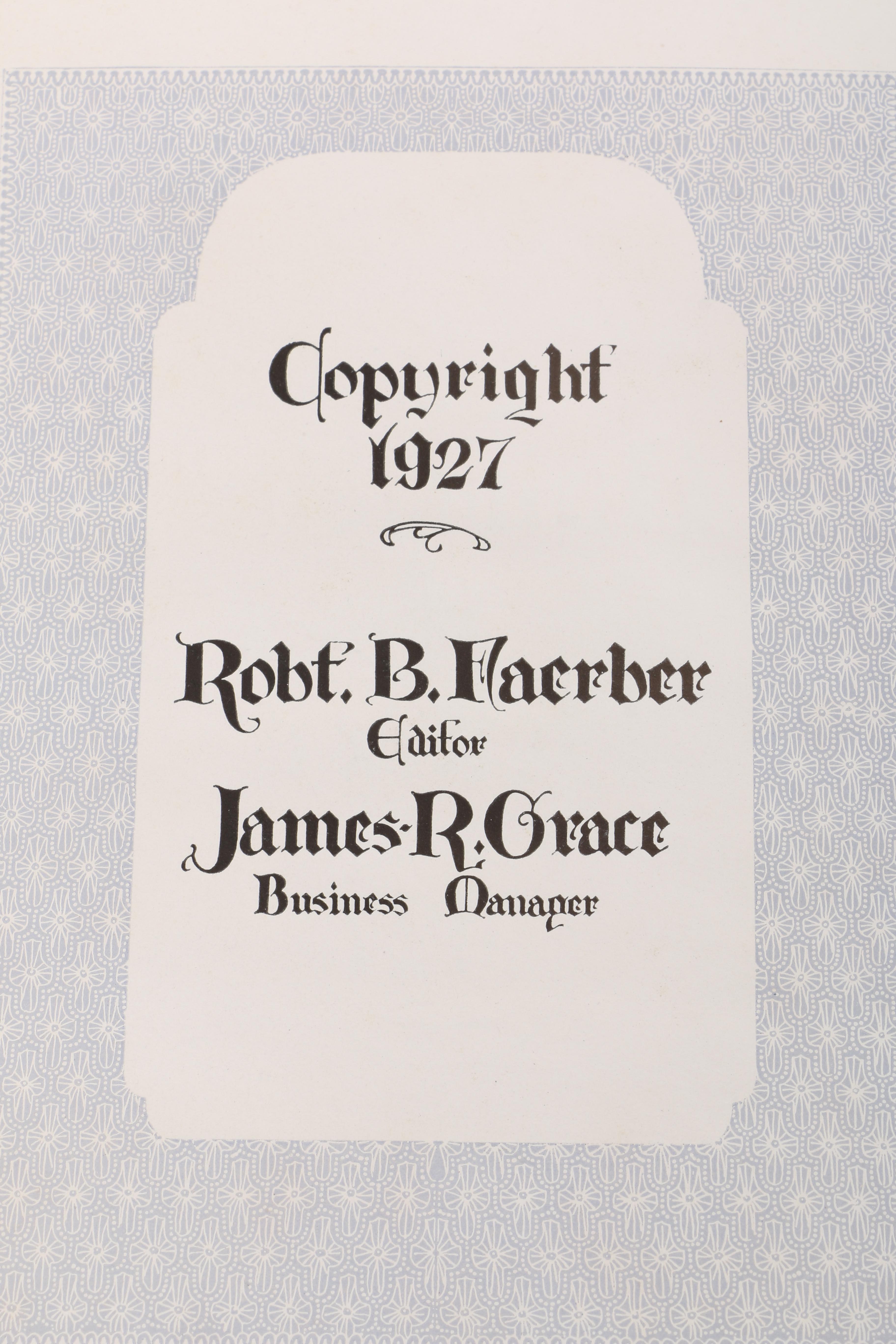 Collection of Univ. of Denver Kynewisbok Yearbooks from the 1920s