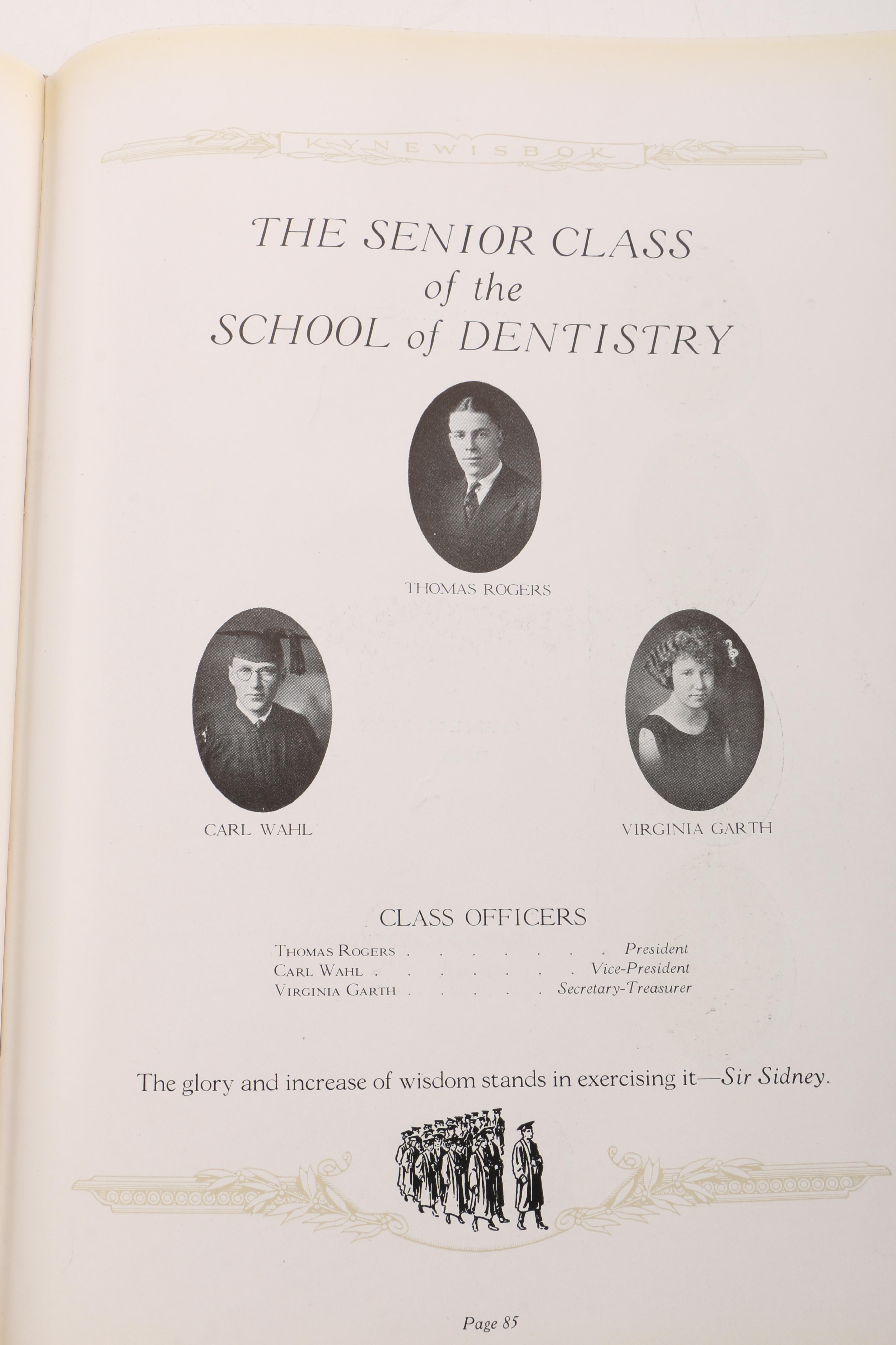 Collection of Univ. of Denver Kynewisbok Yearbooks from the 1920s