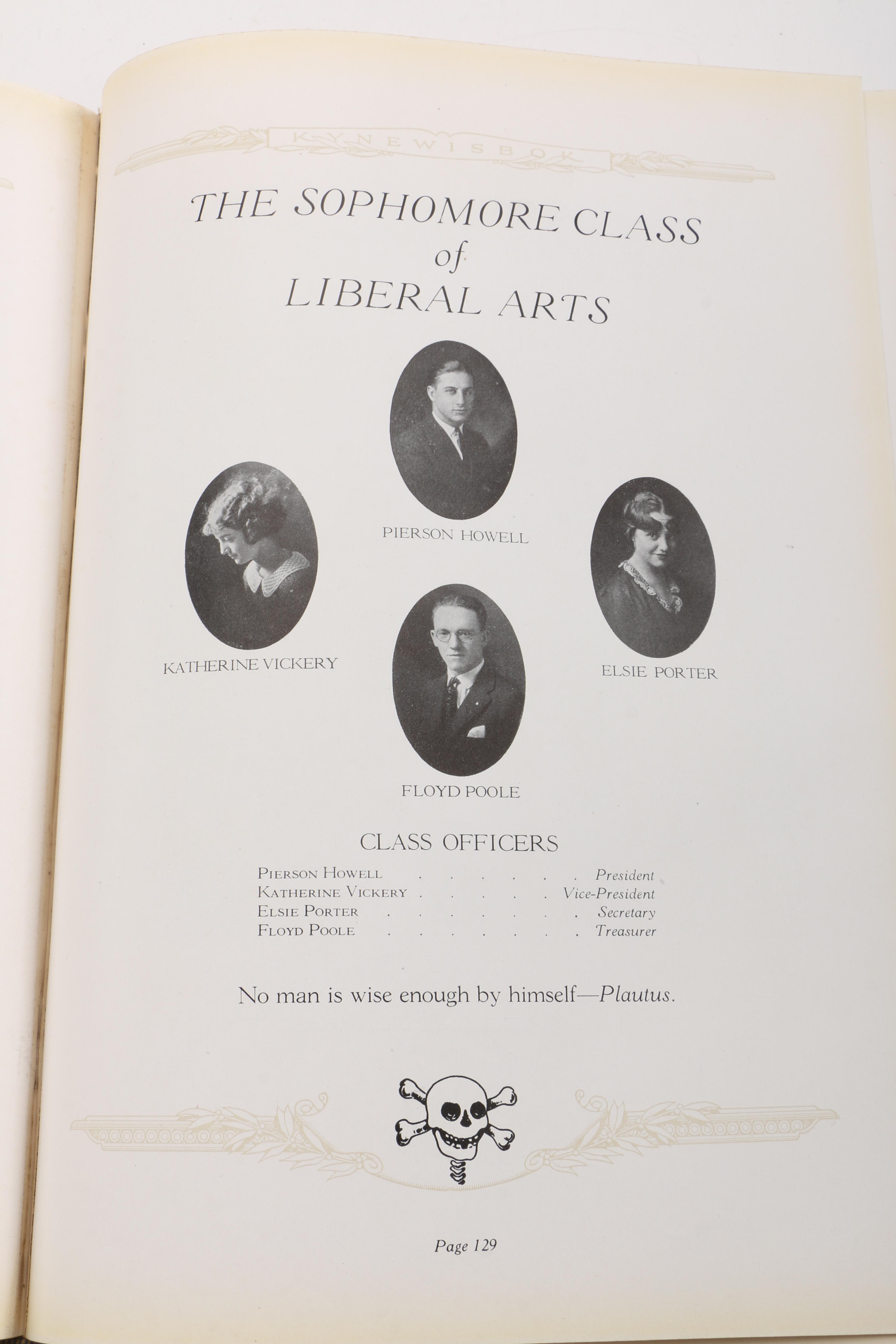 Collection of Univ. of Denver Kynewisbok Yearbooks from the 1920s