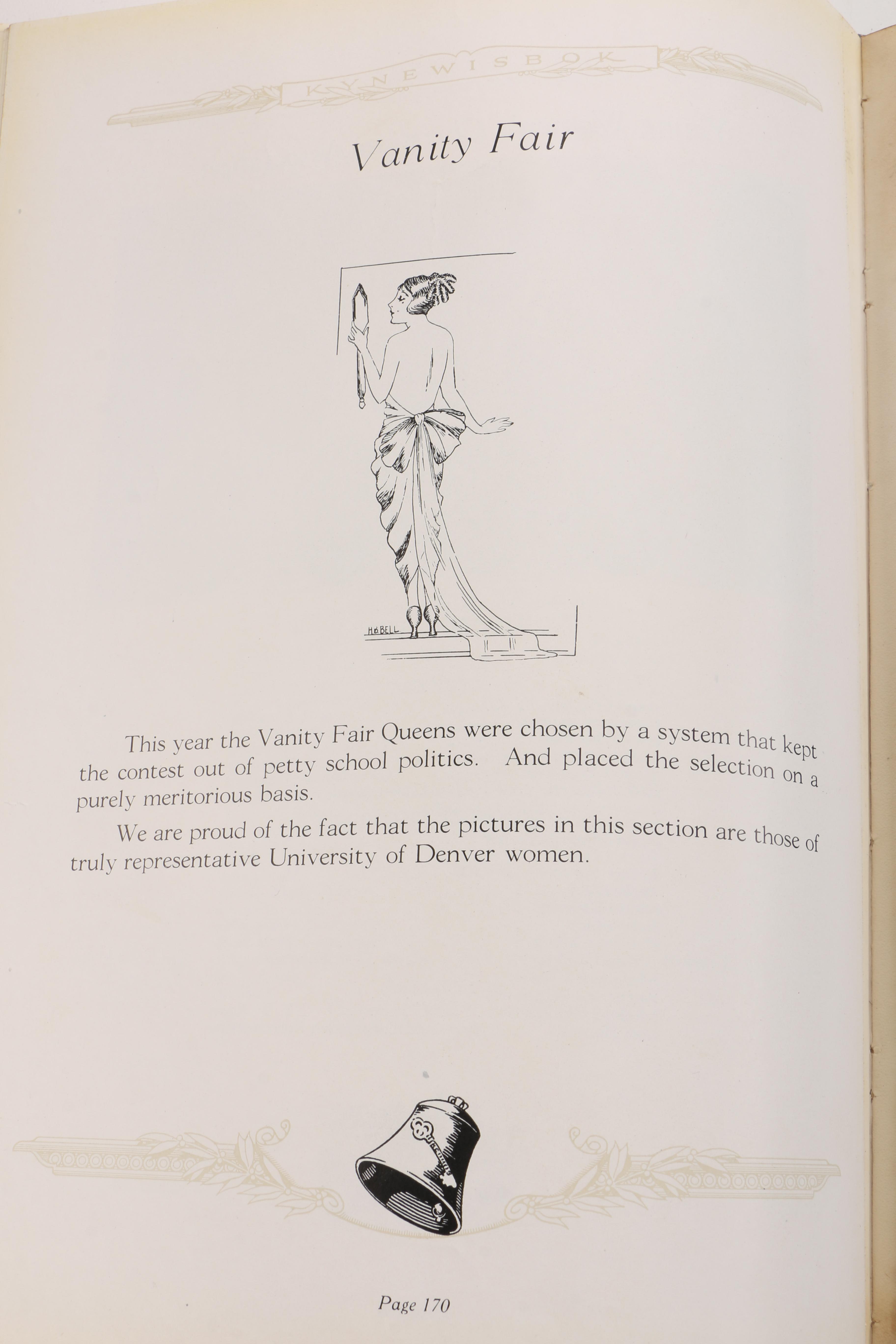 Collection of Univ. of Denver Kynewisbok Yearbooks from the 1920s