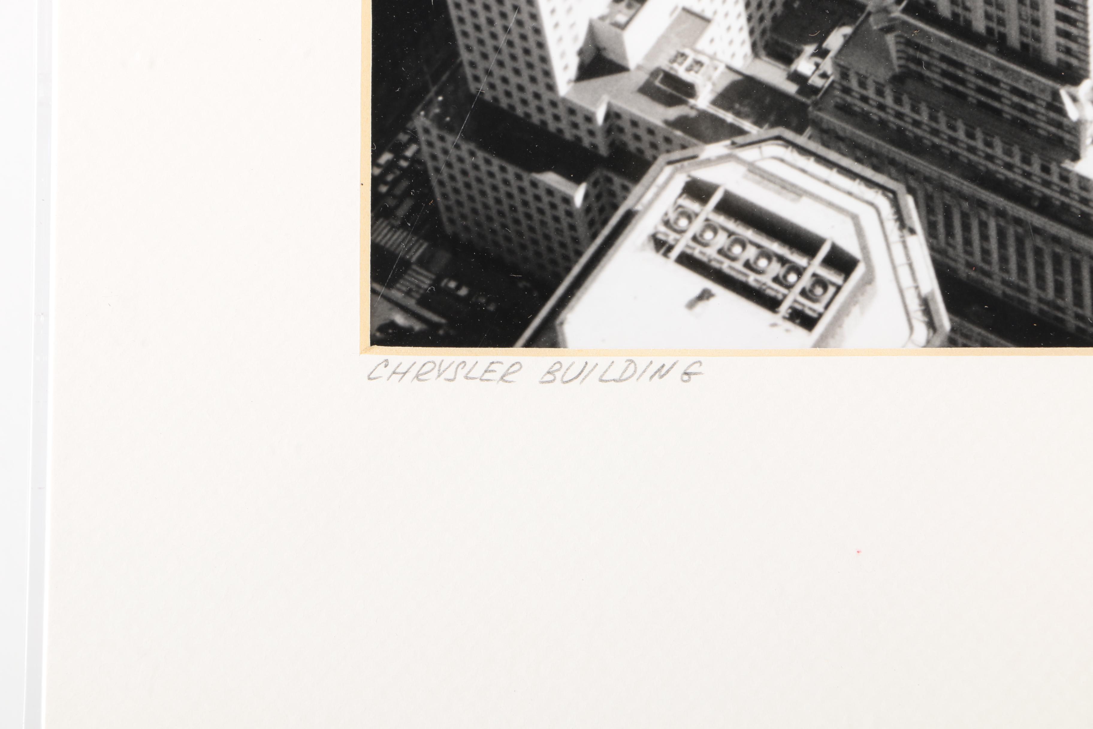 Serge Lurie Black and White Photographic Print "Chrysler Building"