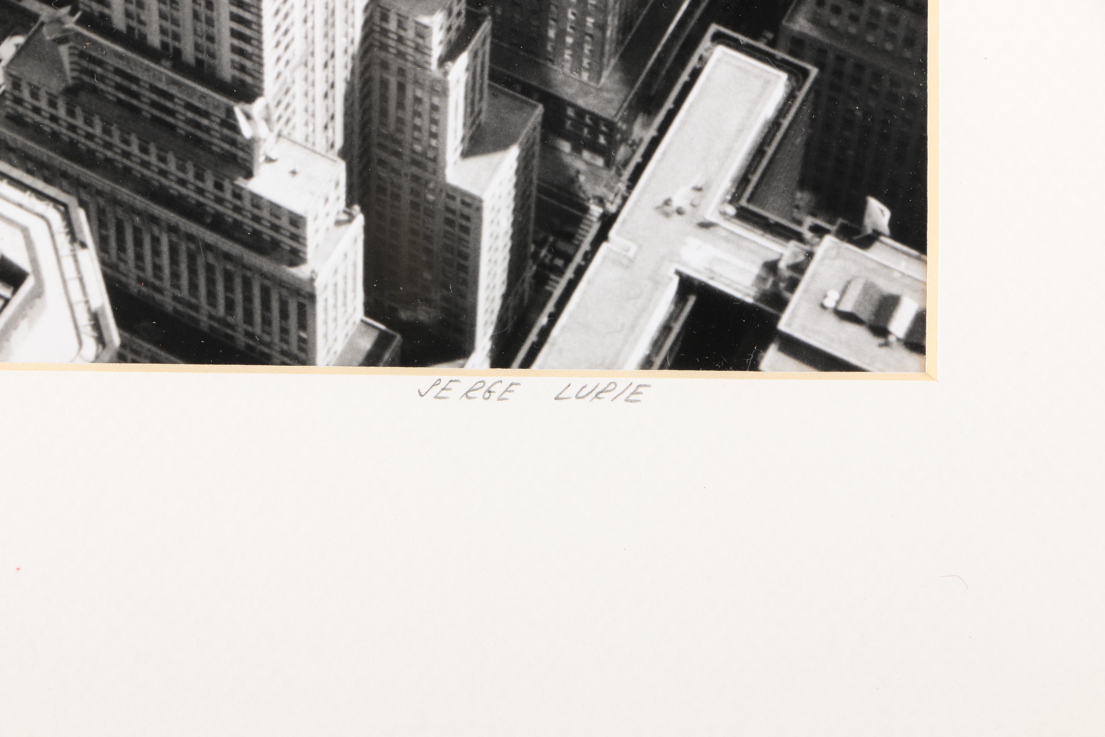 Serge Lurie Black and White Photographic Print "Chrysler Building"