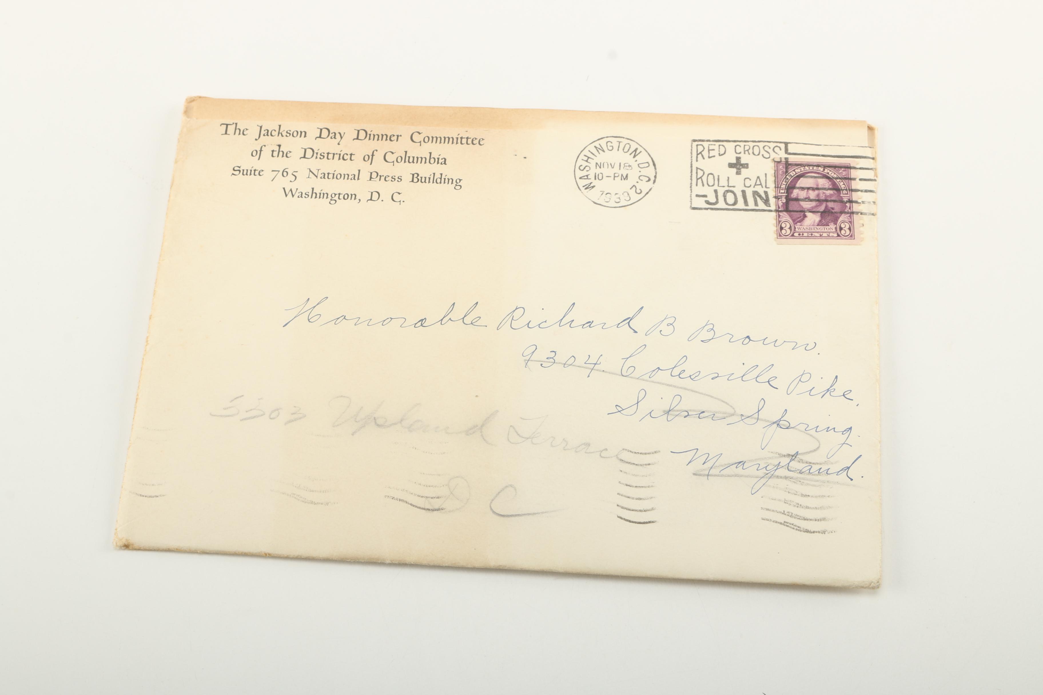 Vintage Paper Ephemera of the Democratic Party