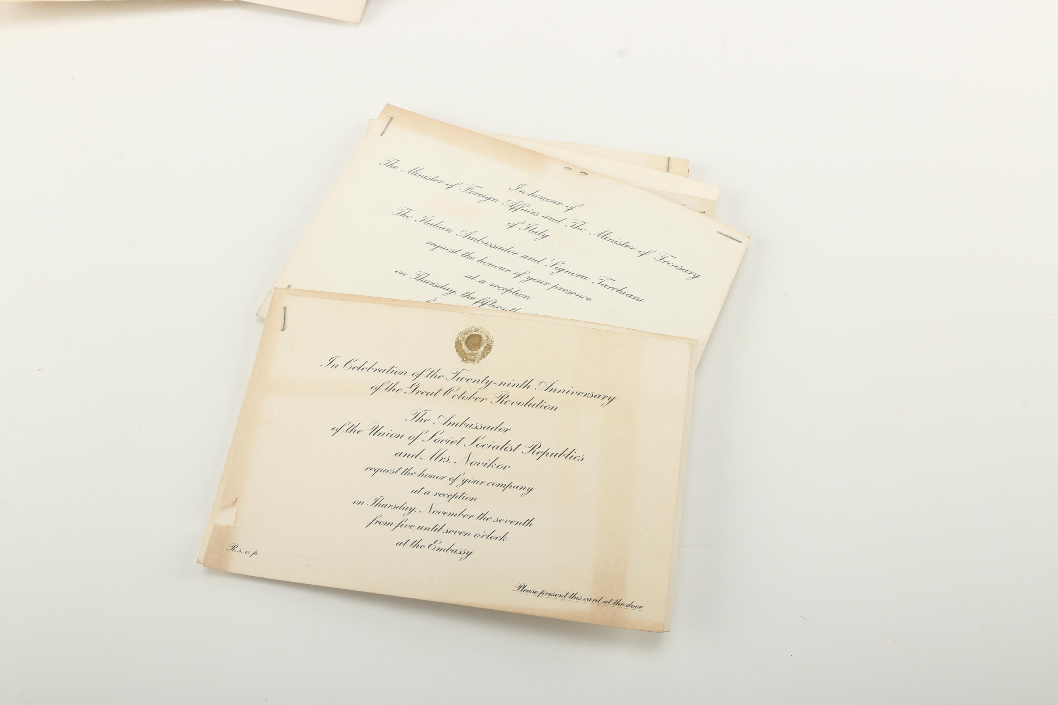 Vintage Paper Ephemera of the Democratic Party