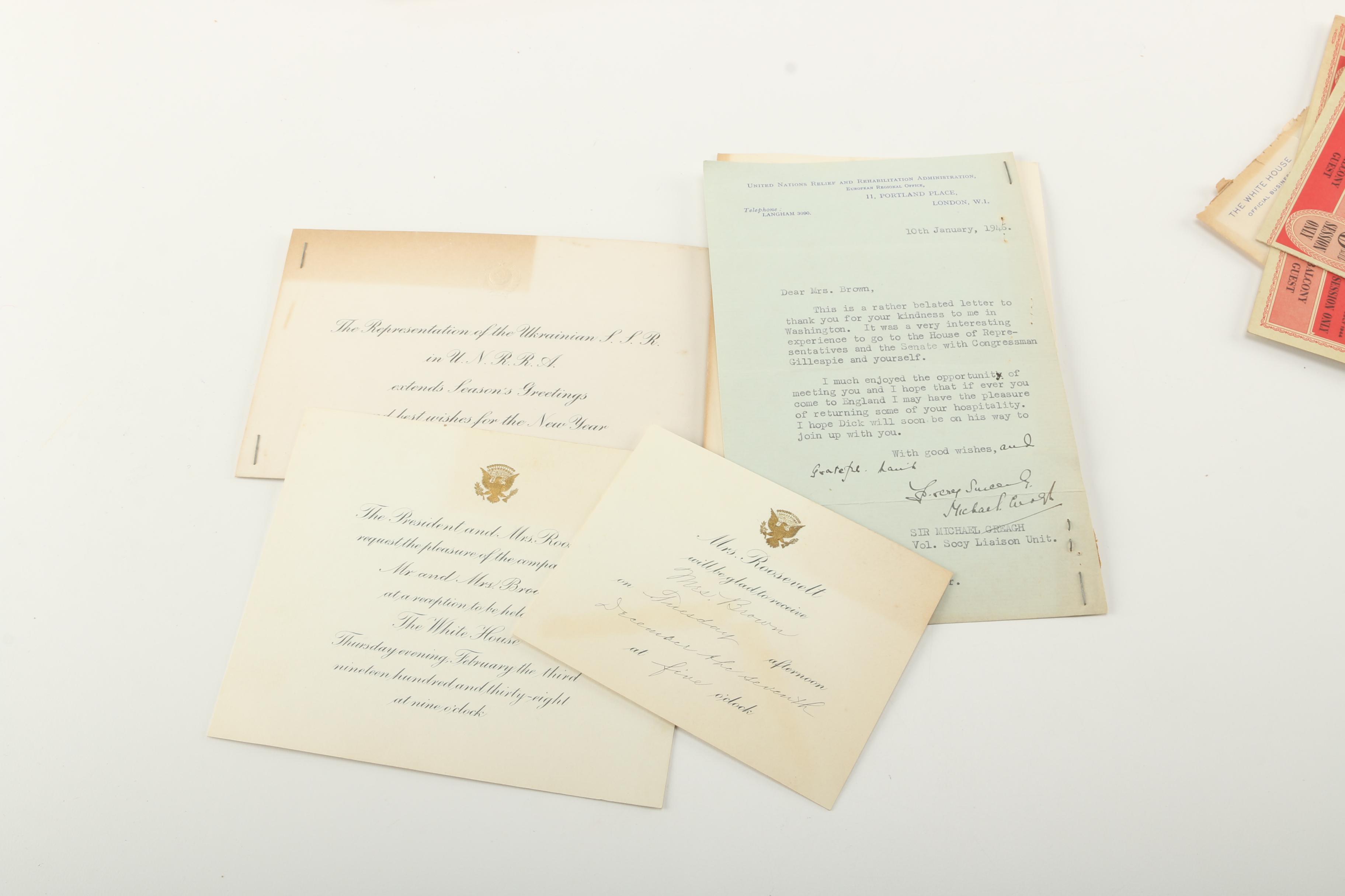 Vintage Paper Ephemera of the Democratic Party