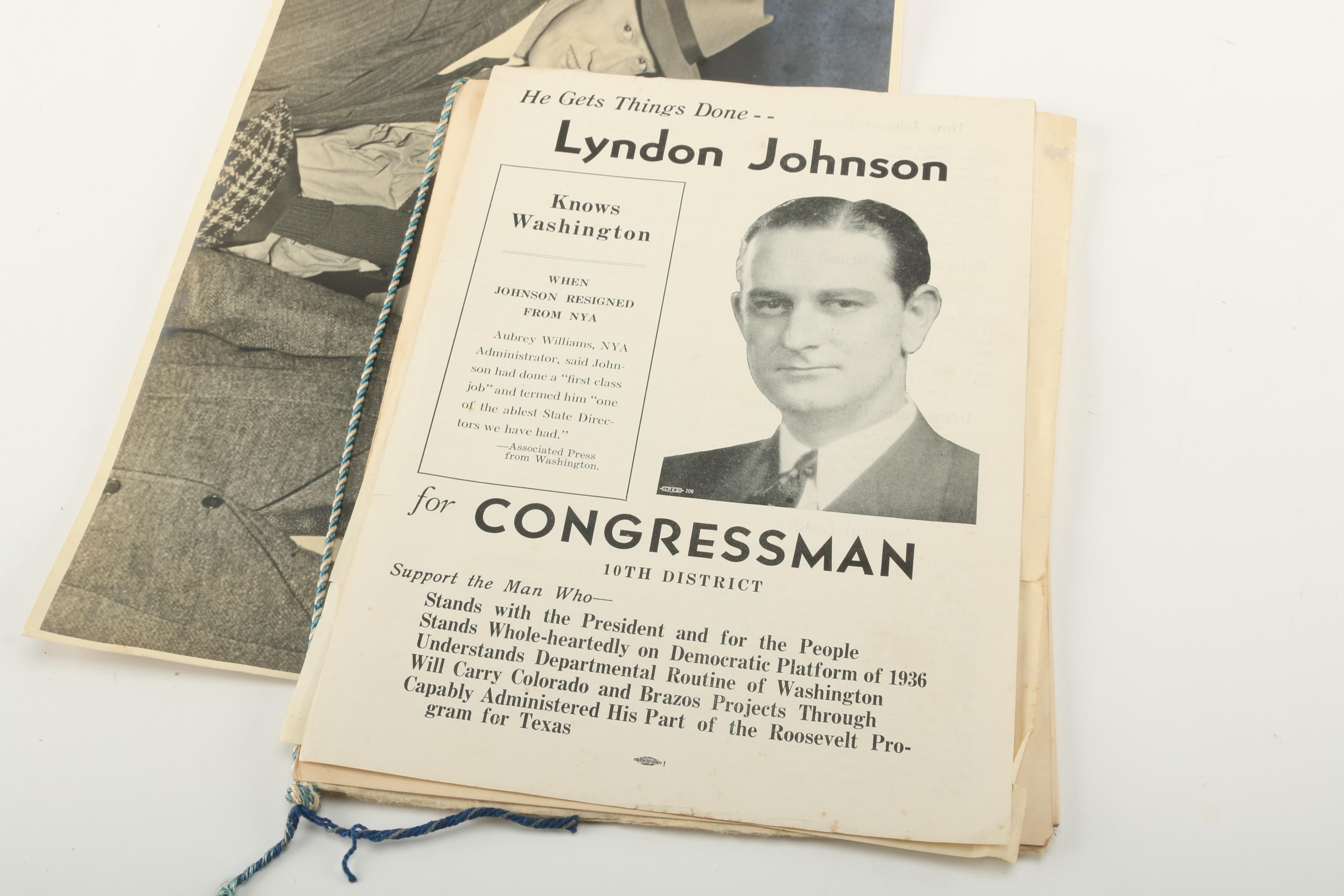 Vintage Paper Ephemera of the Democratic Party