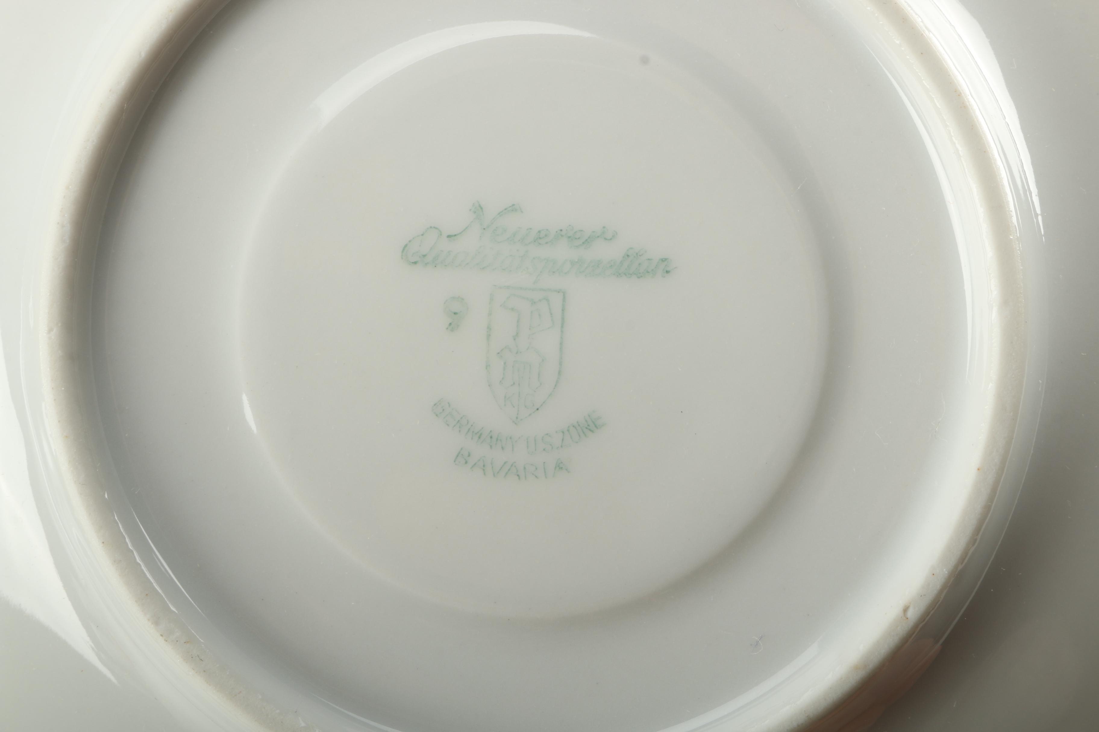 Bavarian Porcelain Tableware