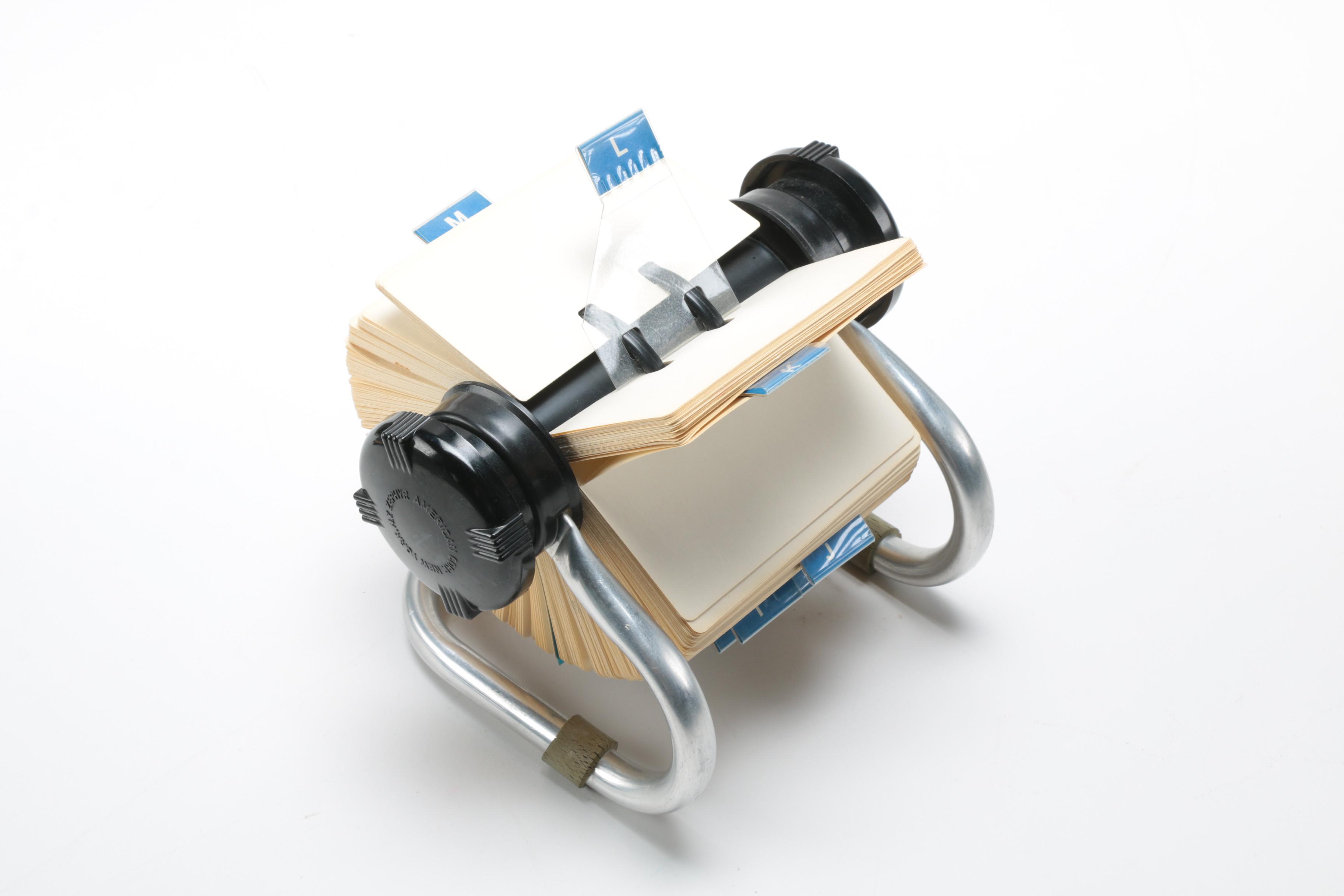 Vintage Office Supplies with Rolodex and Swingline