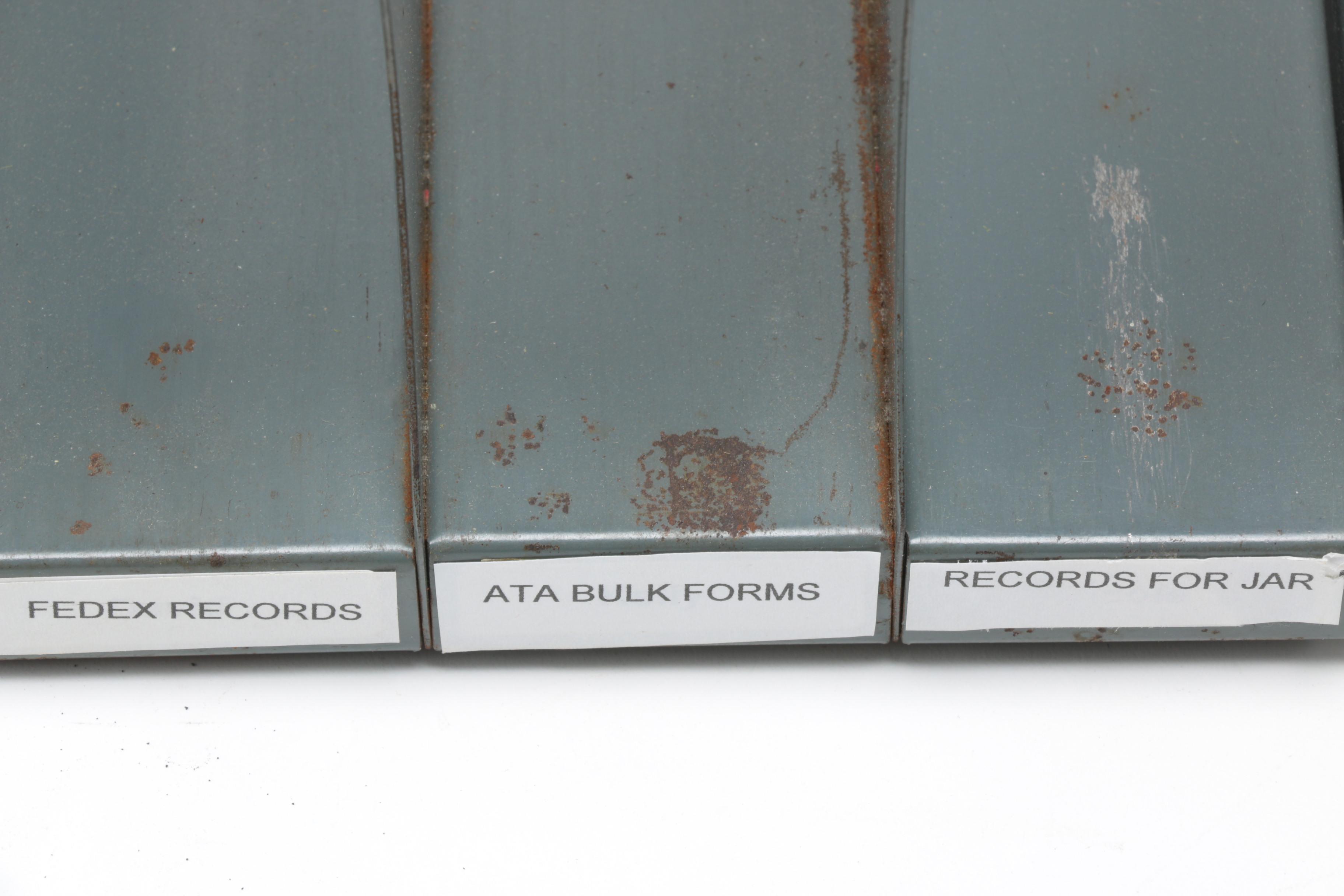 Vintage Office Supplies with Rolodex and Swingline