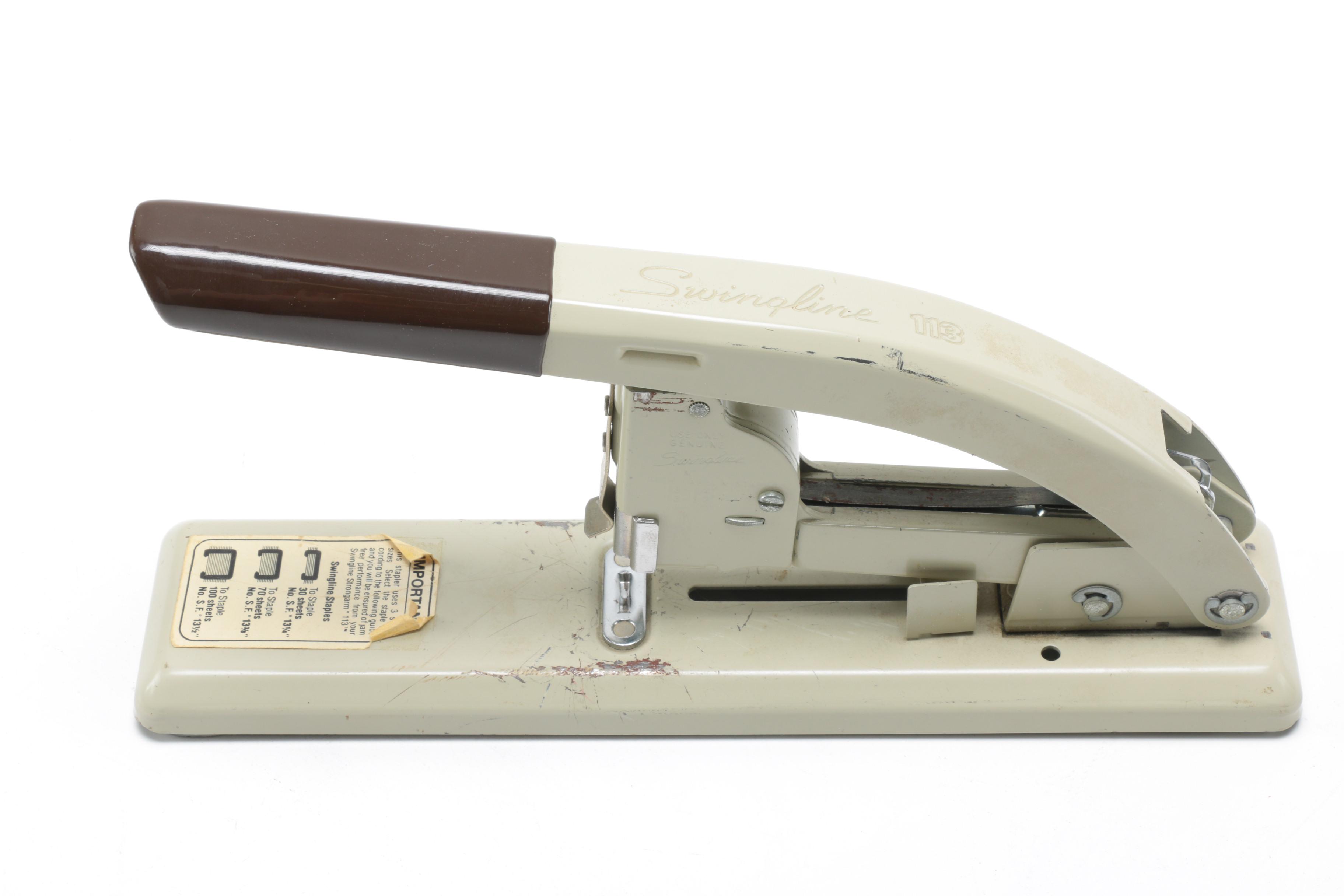 Vintage Office Supplies with Rolodex and Swingline