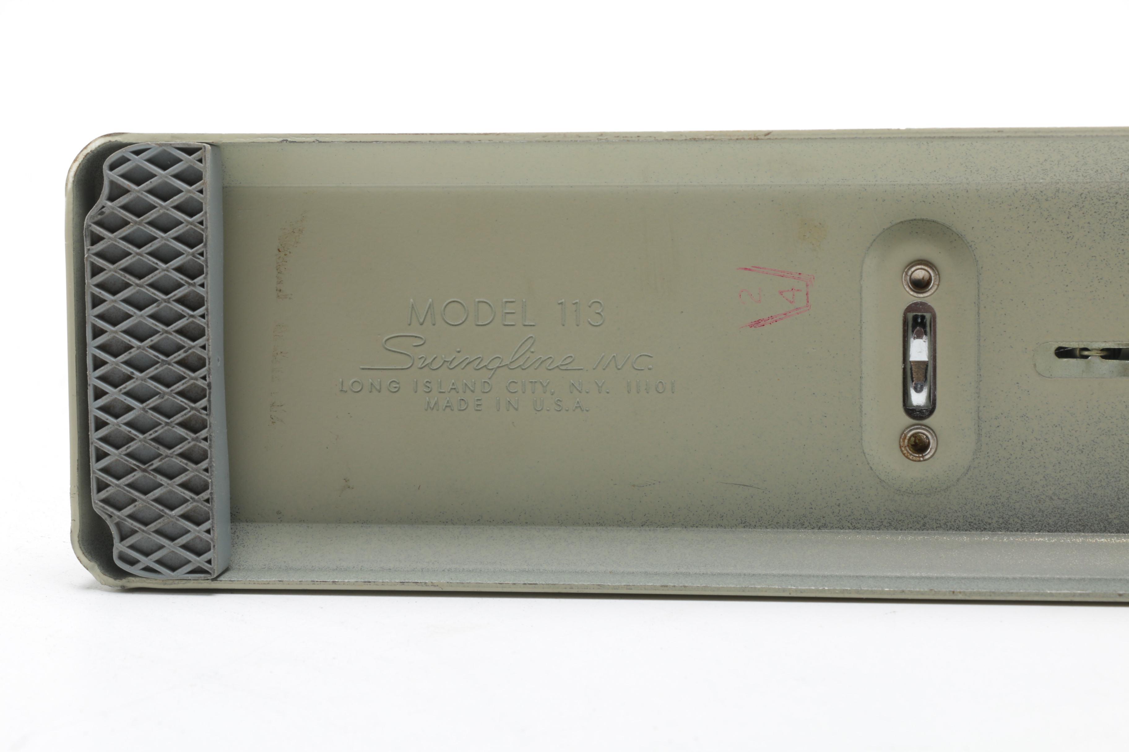 Vintage Office Supplies with Rolodex and Swingline