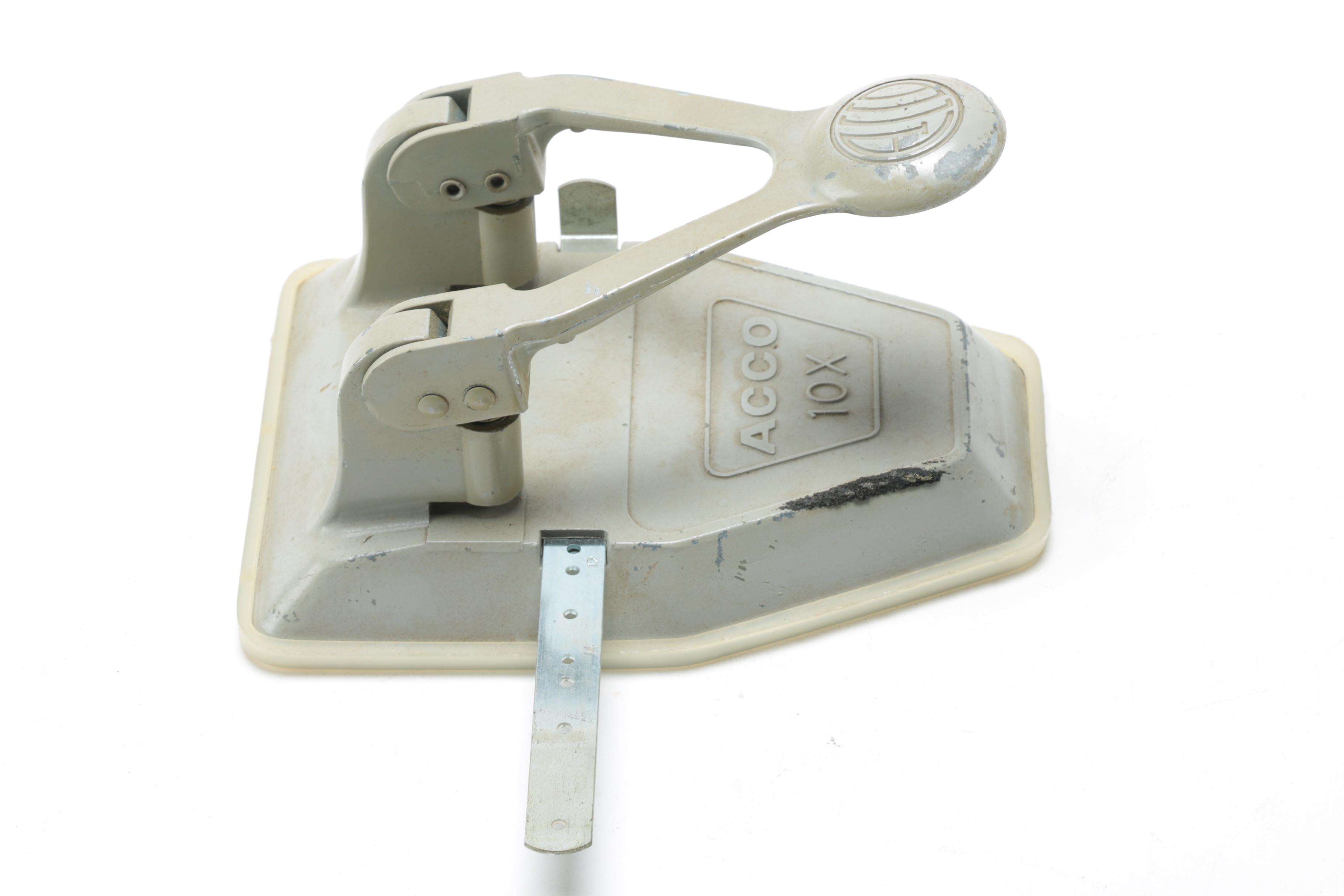 Vintage Office Supplies with Rolodex and Swingline