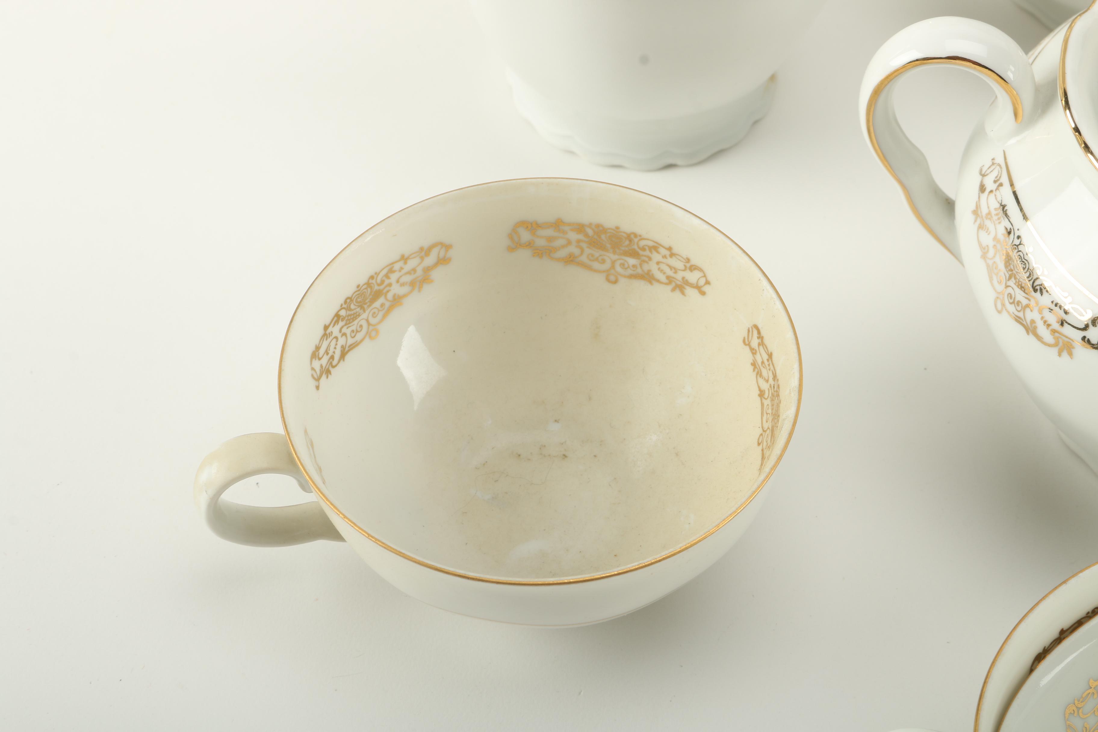 Porzellanfabrik Neuerer US Zone Porcelain Tea Set