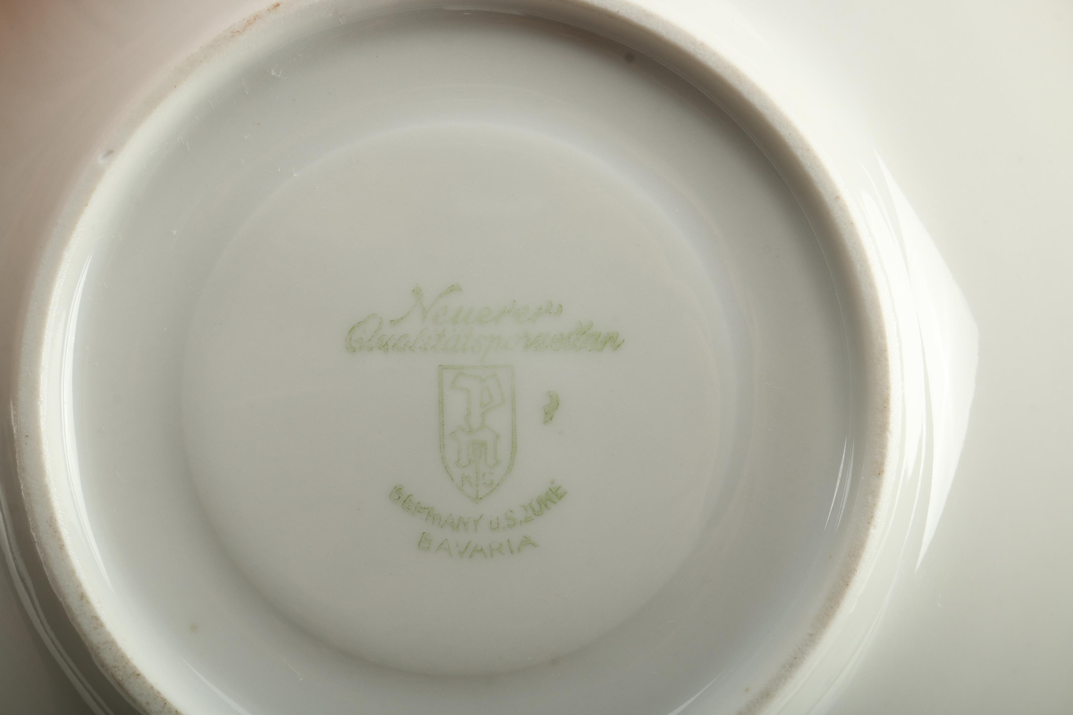 Porzellanfabrik Neuerer US Zone Porcelain Tea Set