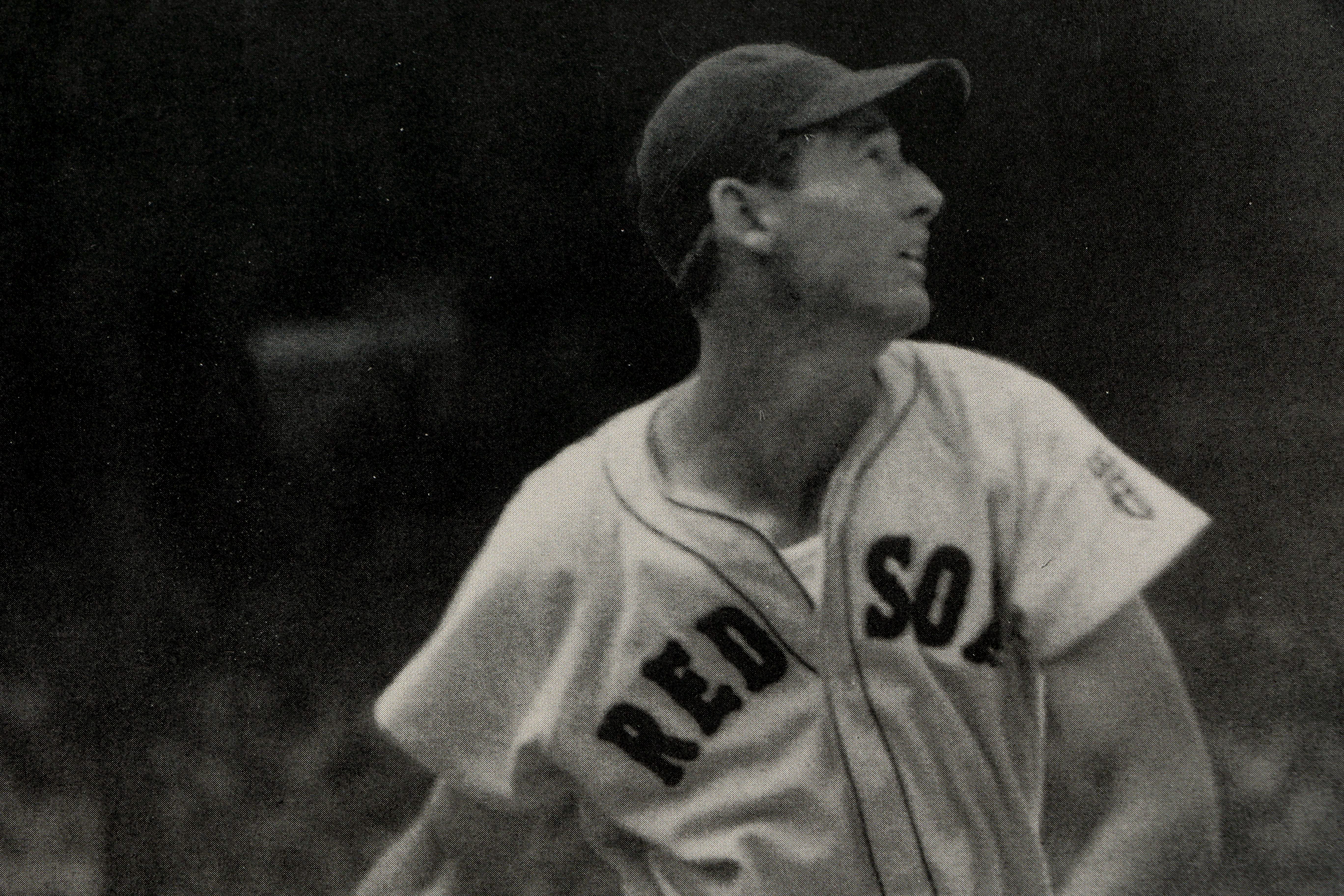 Commemorative Ted Williams Offset Lithograph of Iconic Photograph
