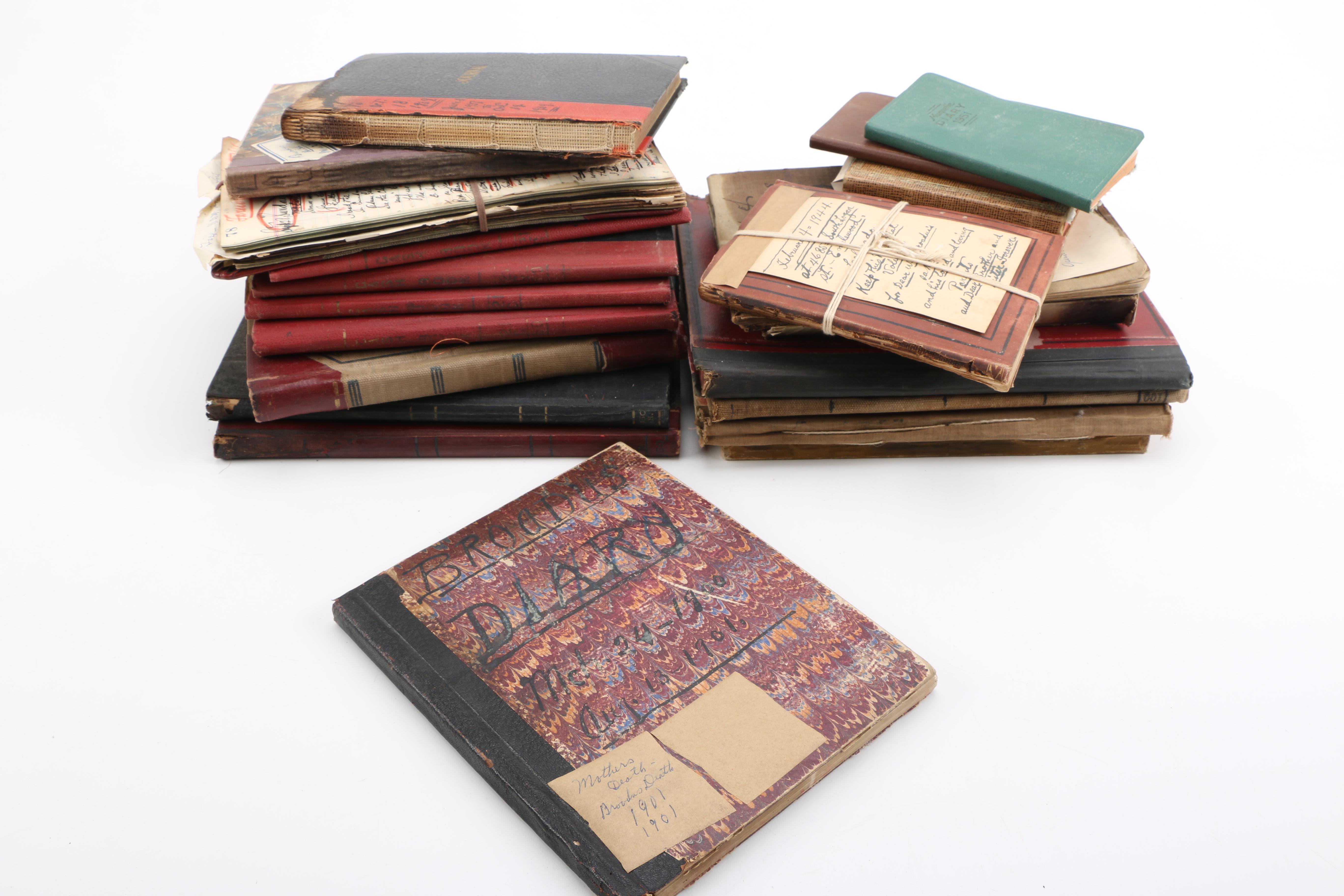 Personal Journals Dating Back to 1893