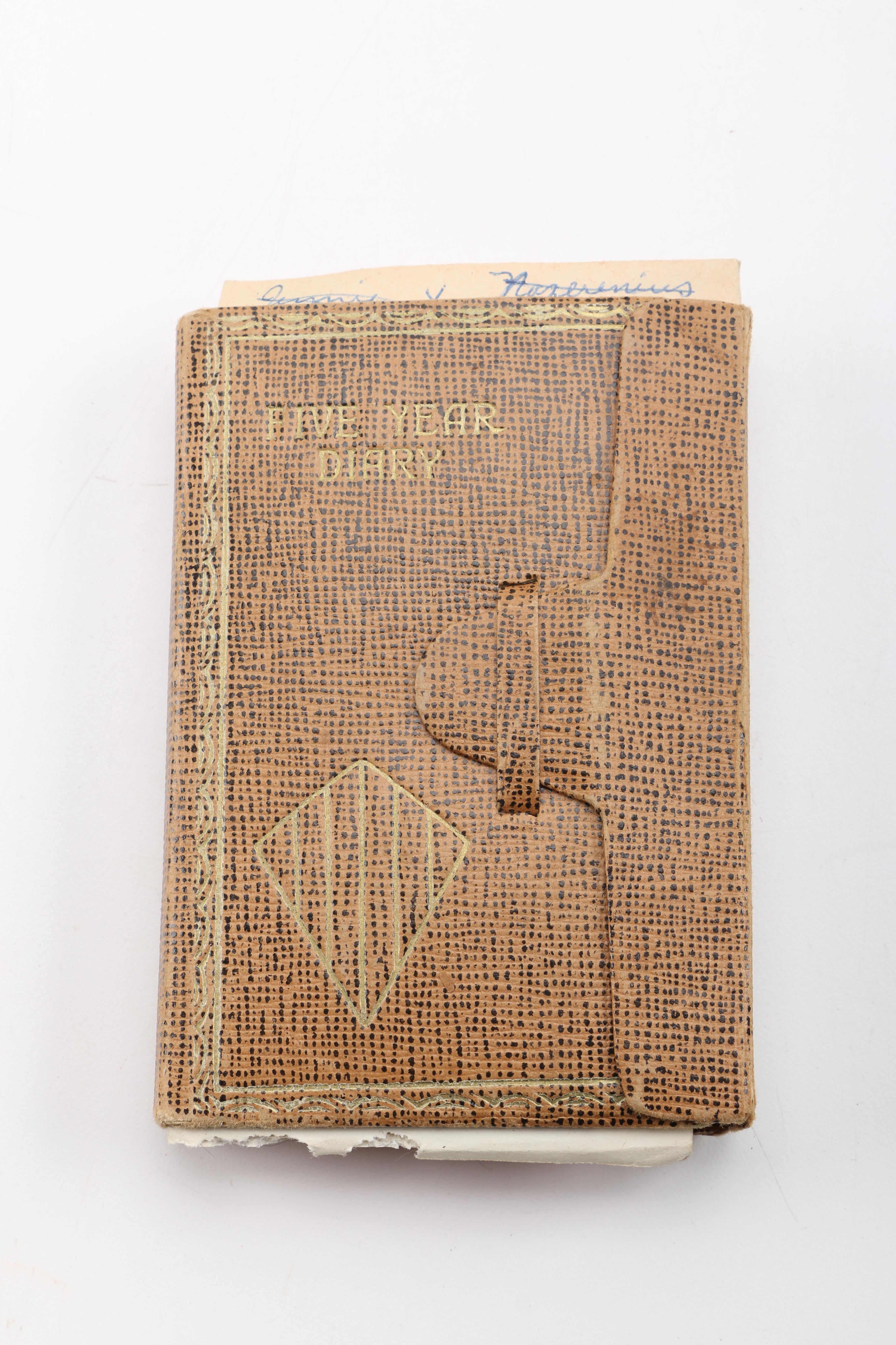 Personal Journals Dating Back to 1893