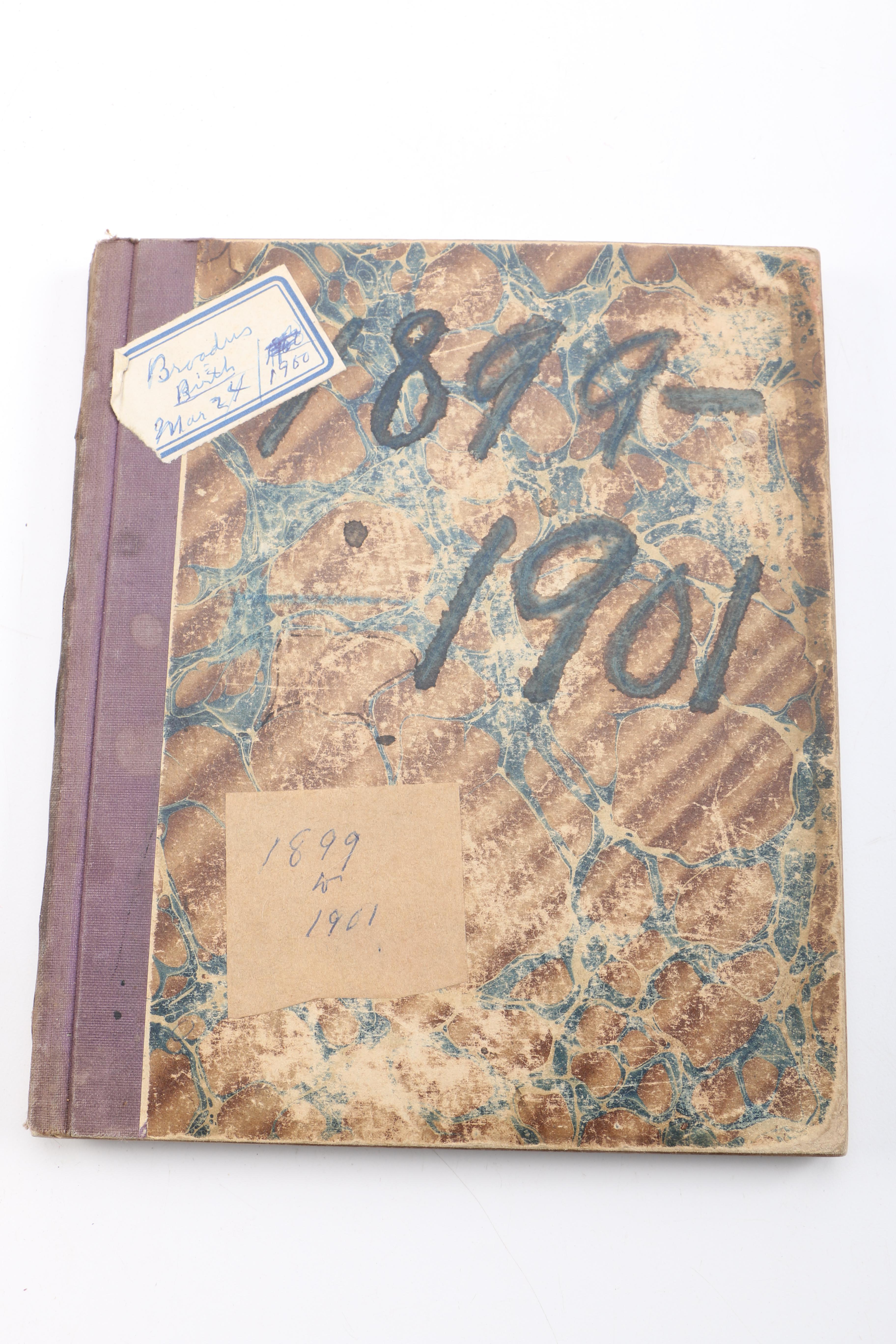 Personal Journals Dating Back to 1893