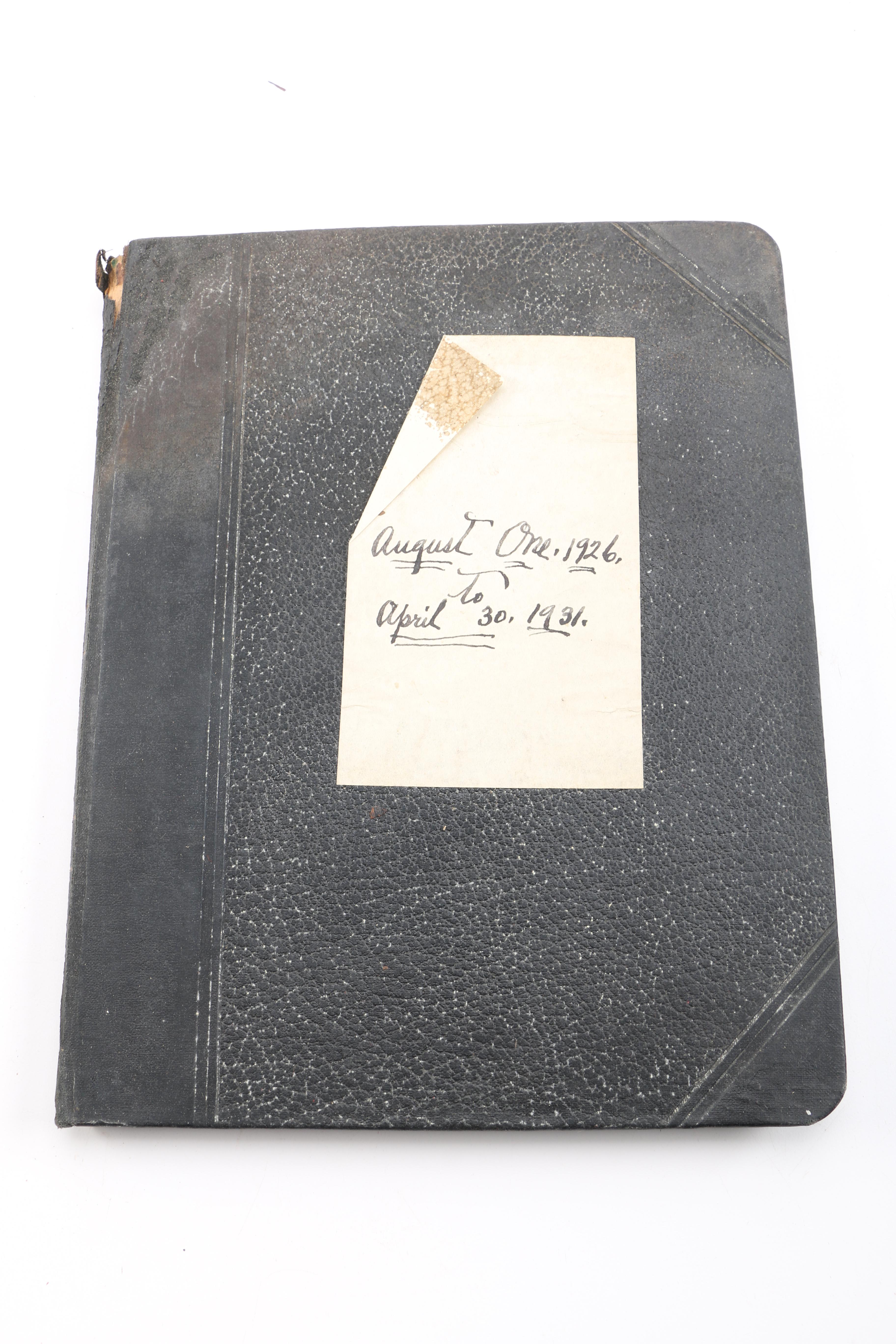 Personal Journals Dating Back to 1893