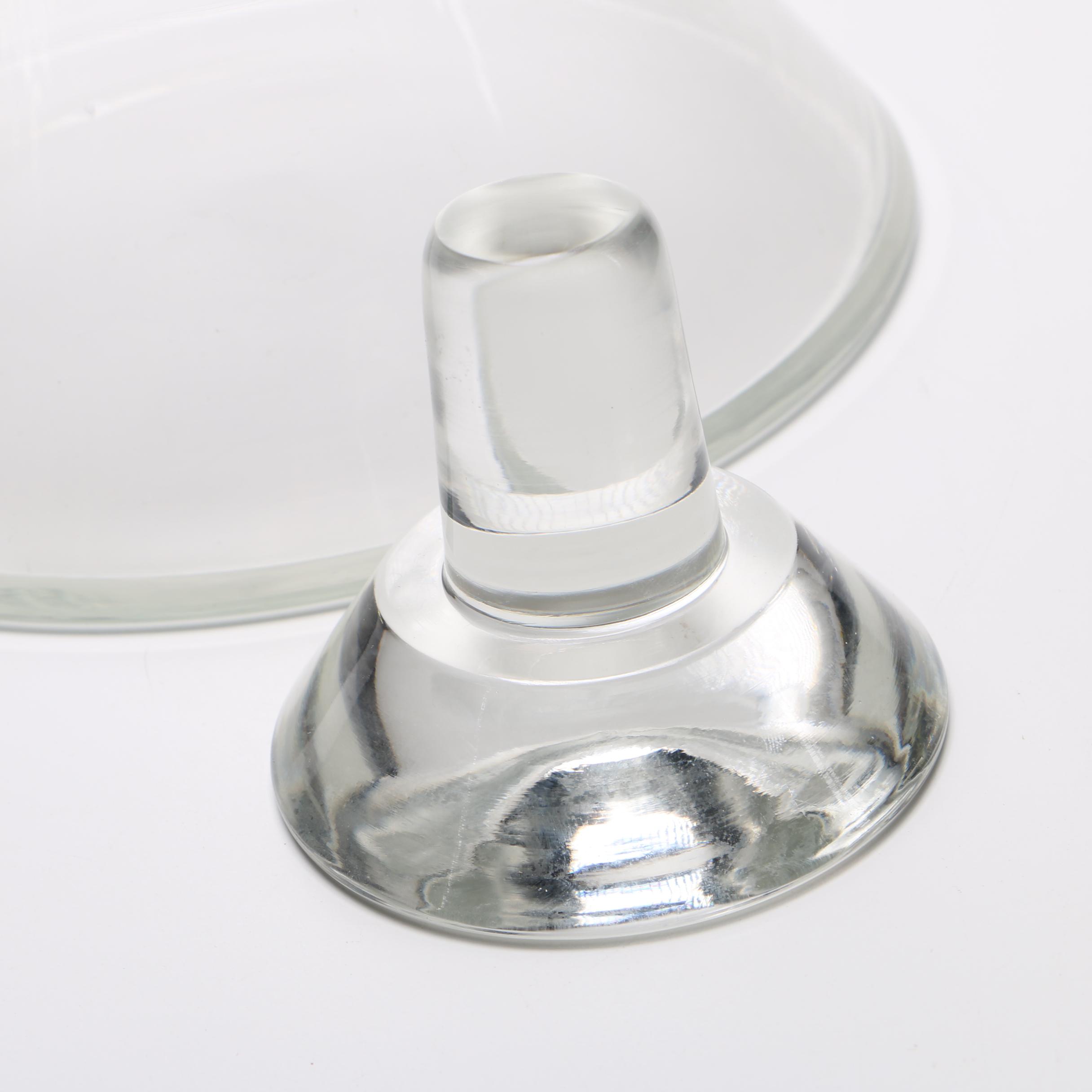Glass decanter and two beer mugs