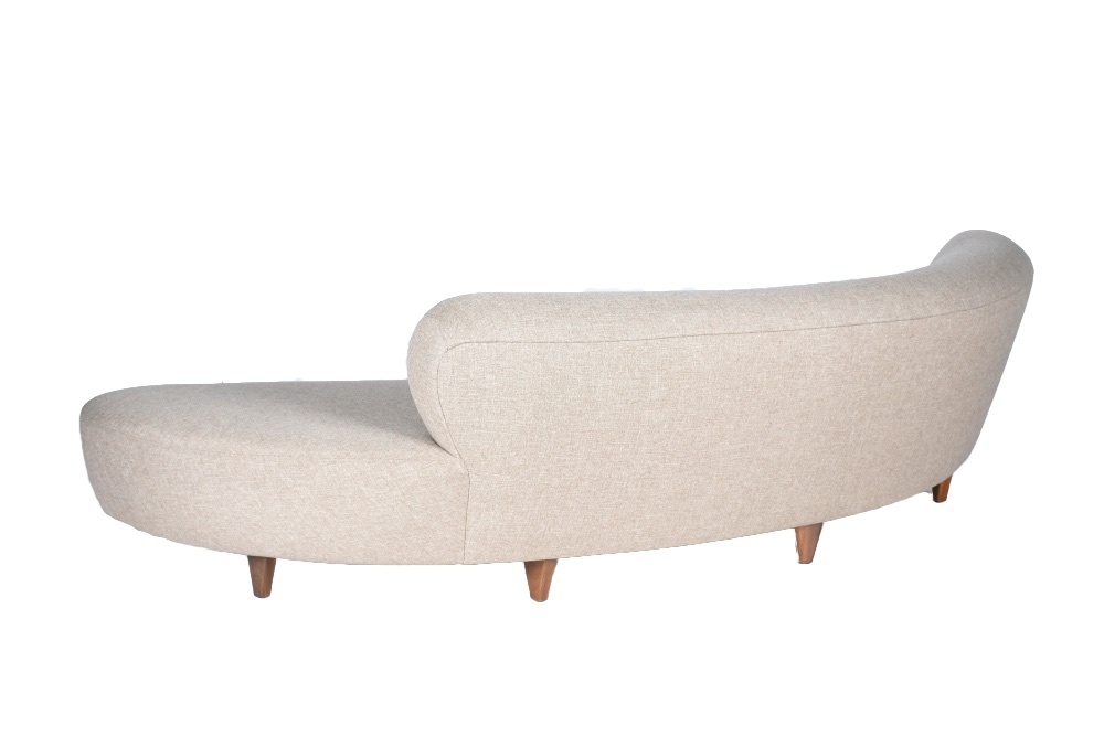 "Cloud" Sofa in Heathered Oatmeal Upholstery by Modernica