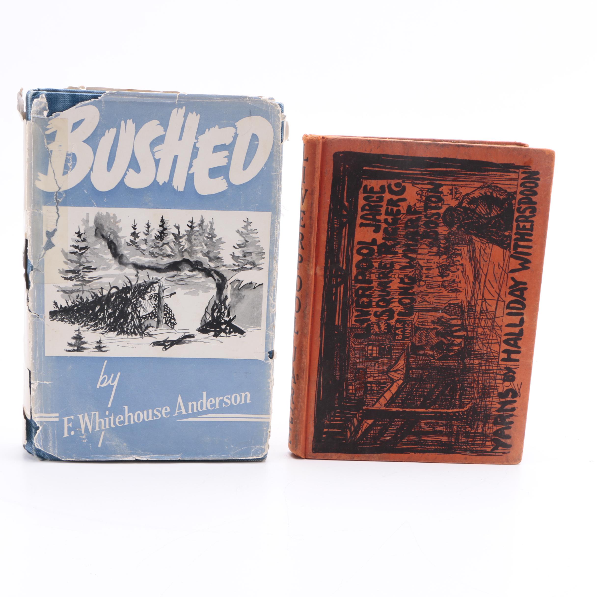 Signed "Bushed" by F. Whitehouse Anderson and Signed Repeal Edition "Liverpool Jarge" by Halliday Witherspoon