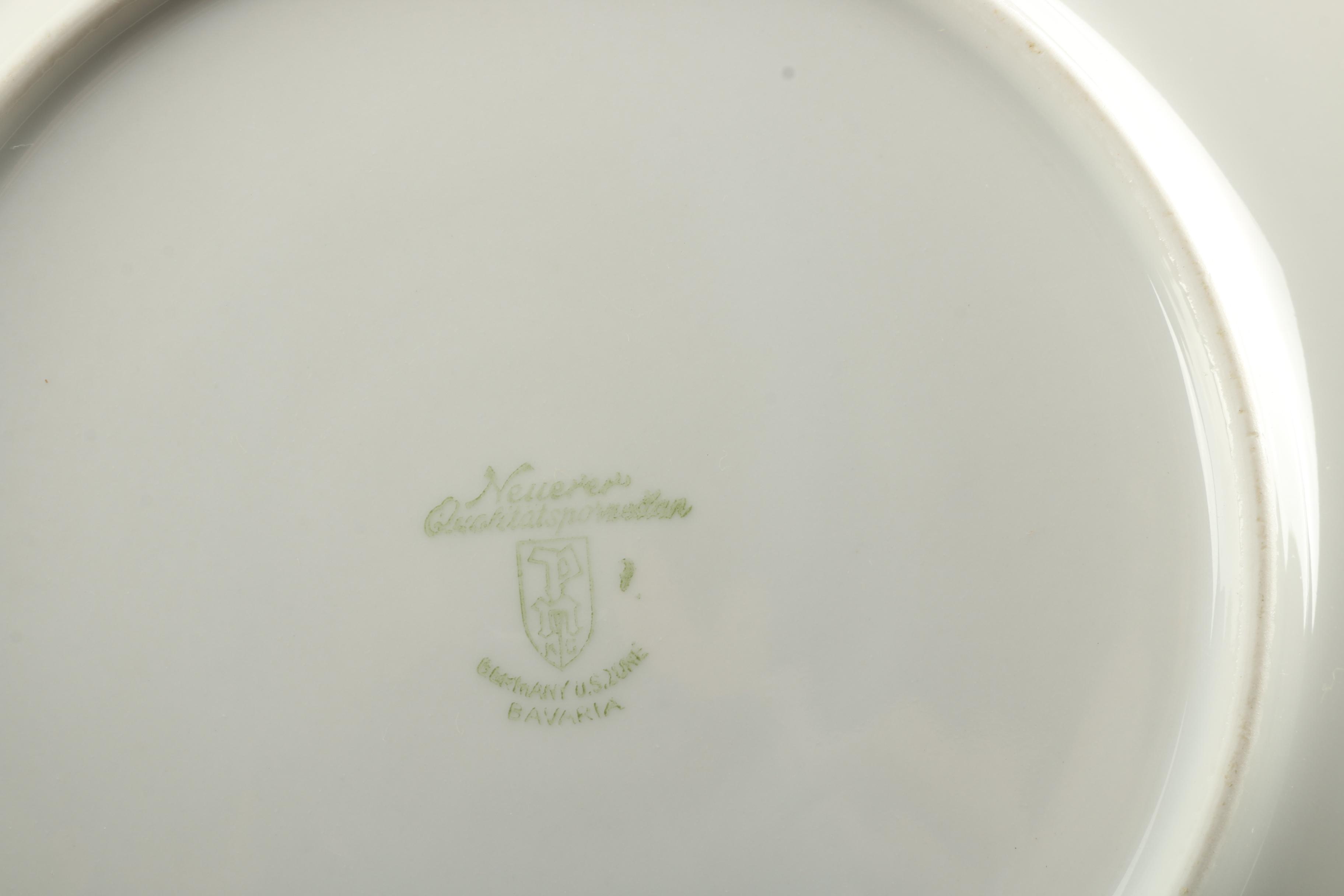 Porzellanfabrik Neuerer Qualitätsporzellan Plates