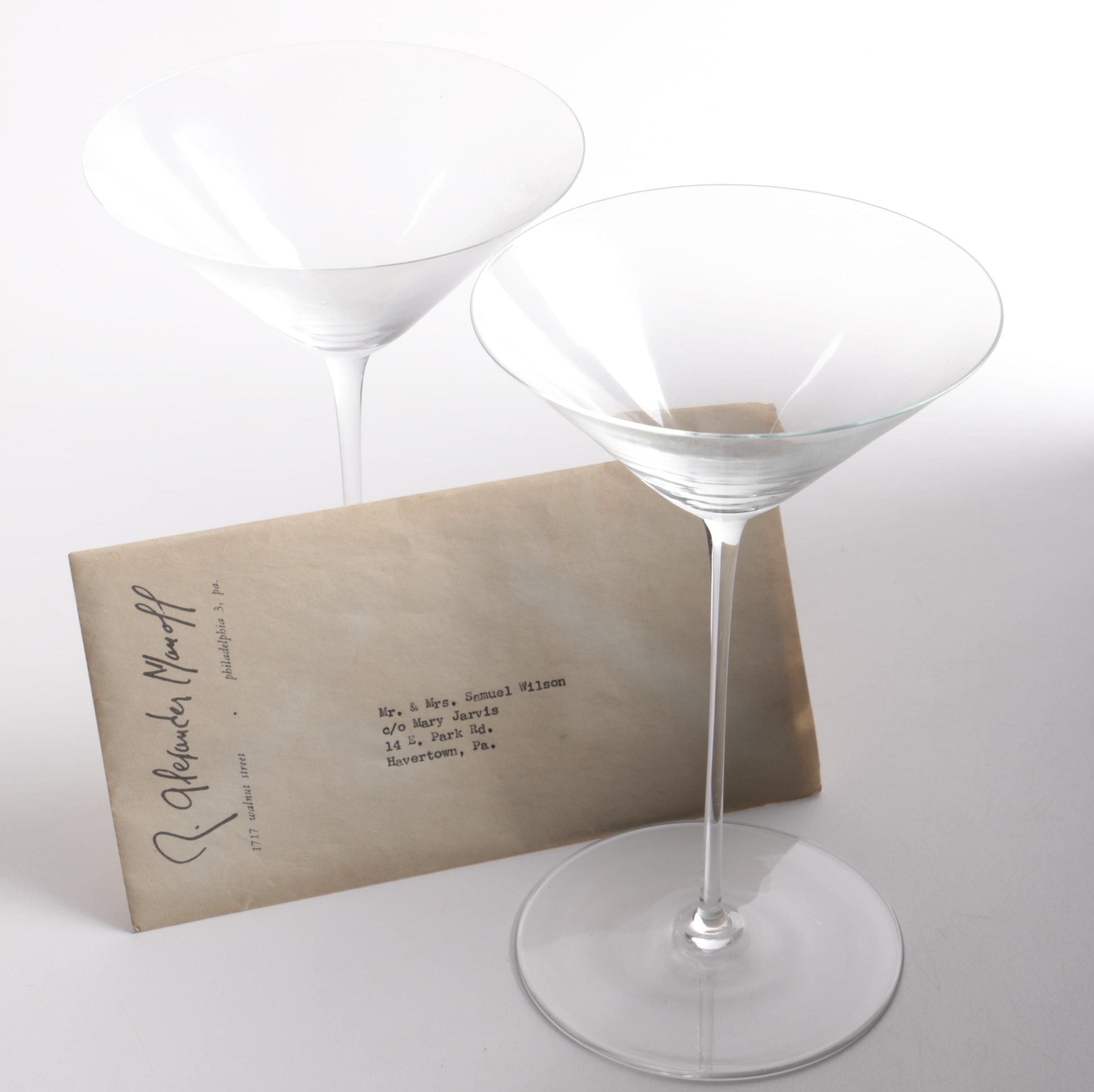 Vintage Toasting Glasses