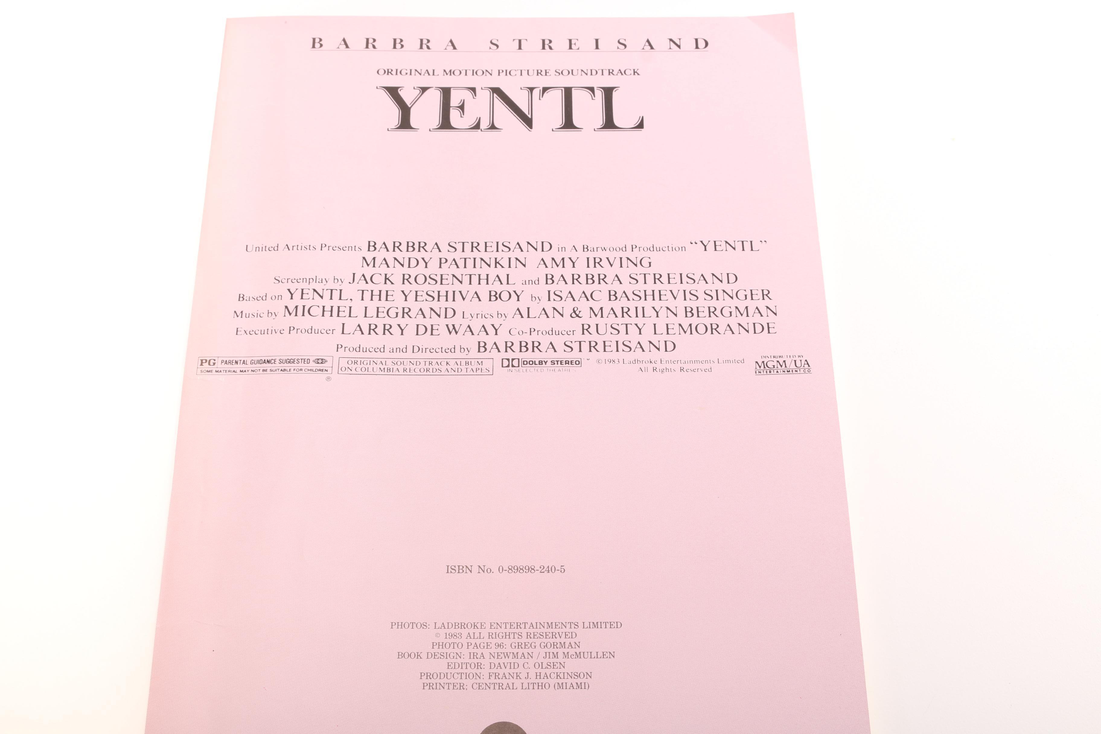Barbra Streisand Songbooks and LP