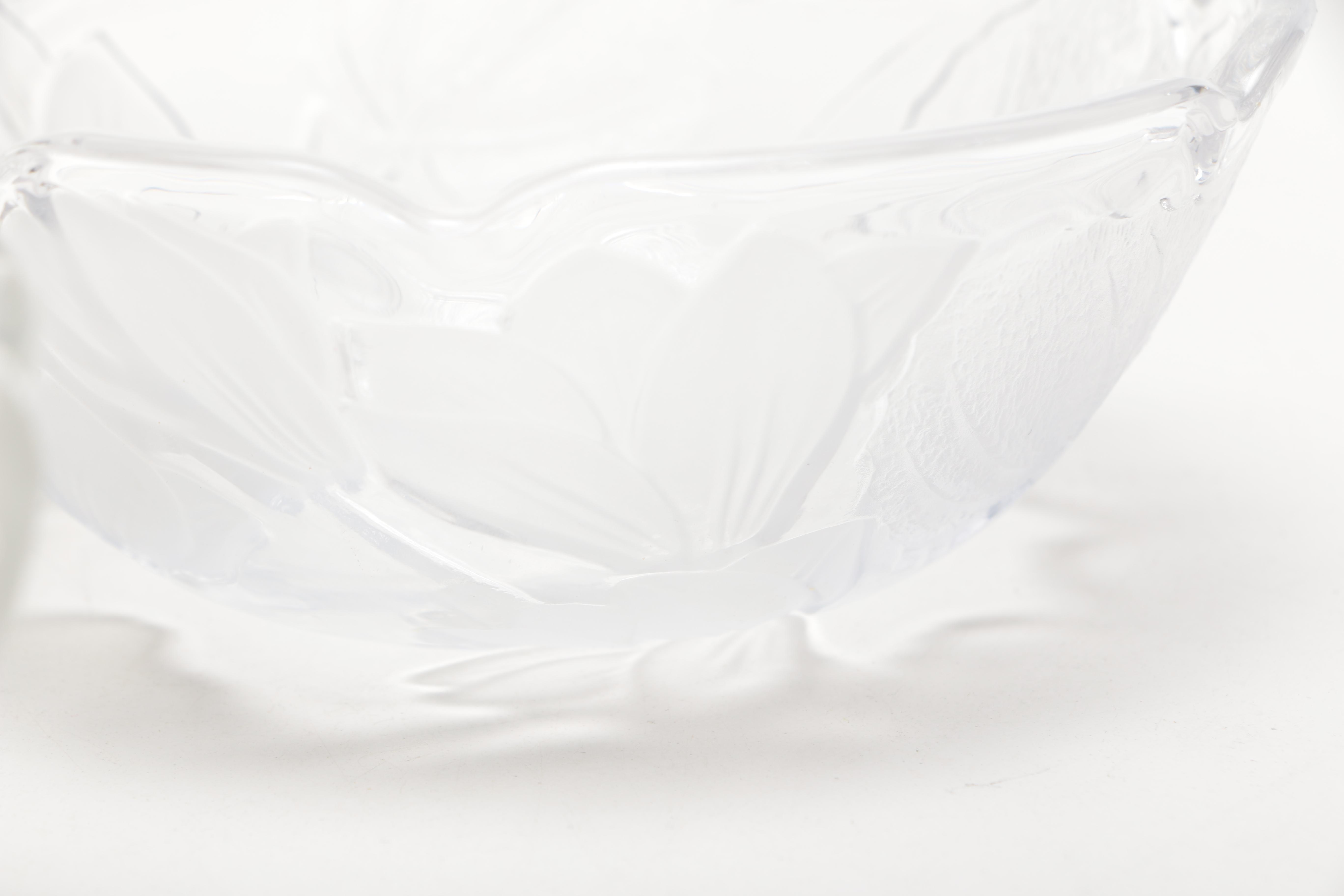 Clear Cut Glass Candy Dishes