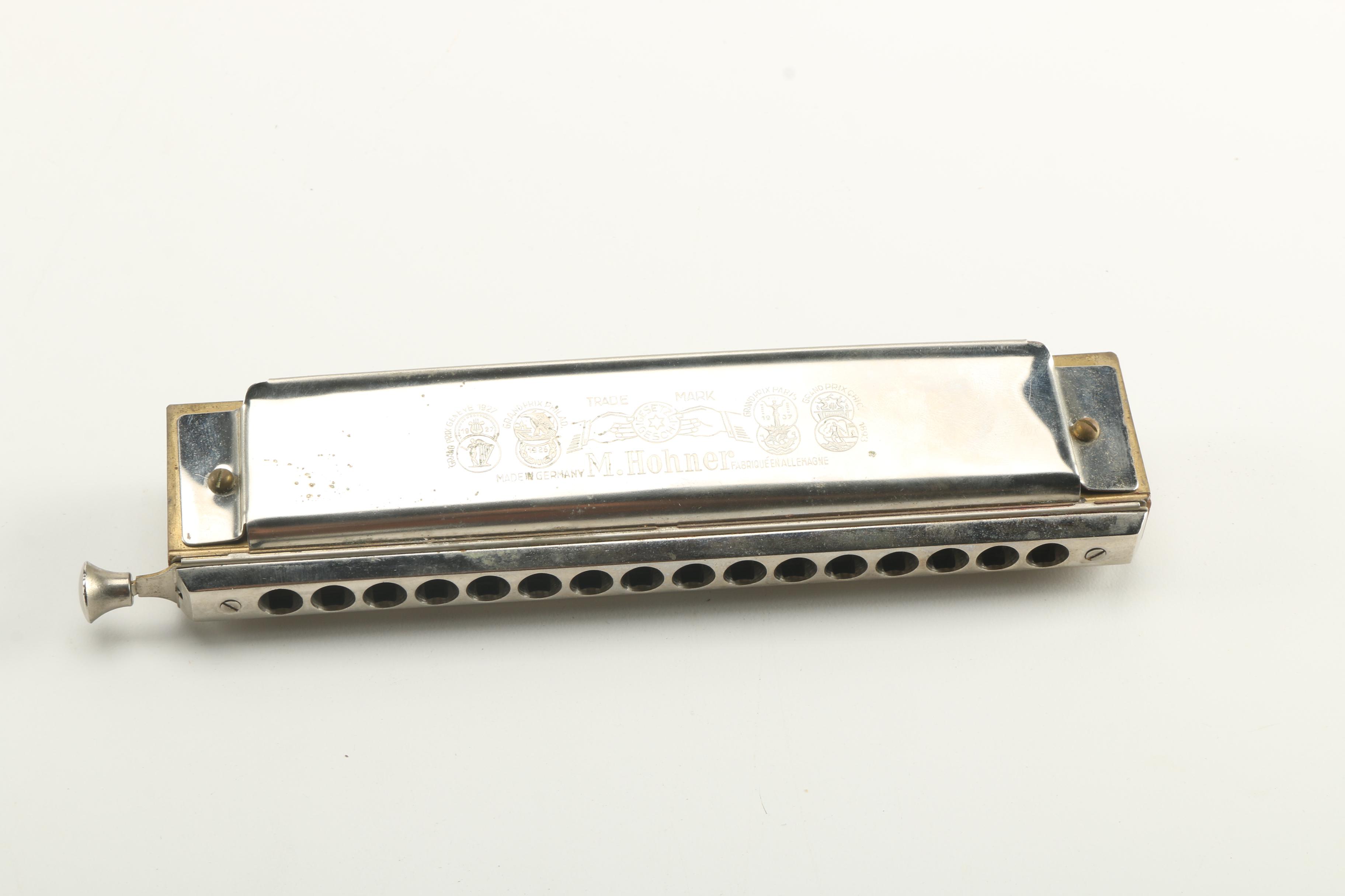 Vintage M. Hohner "Chromonika III" Harmonica