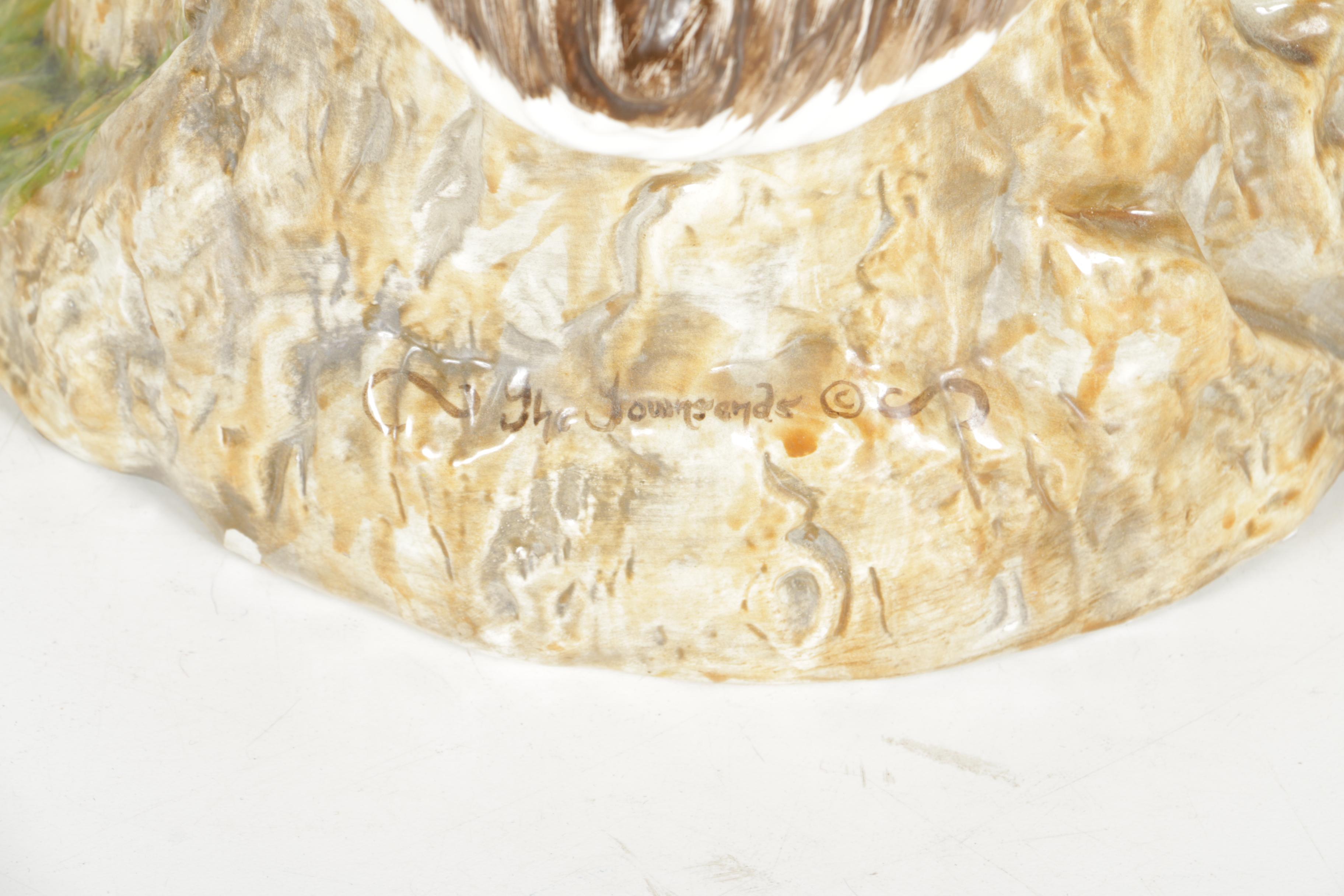 Ceramic Pelican Figurine