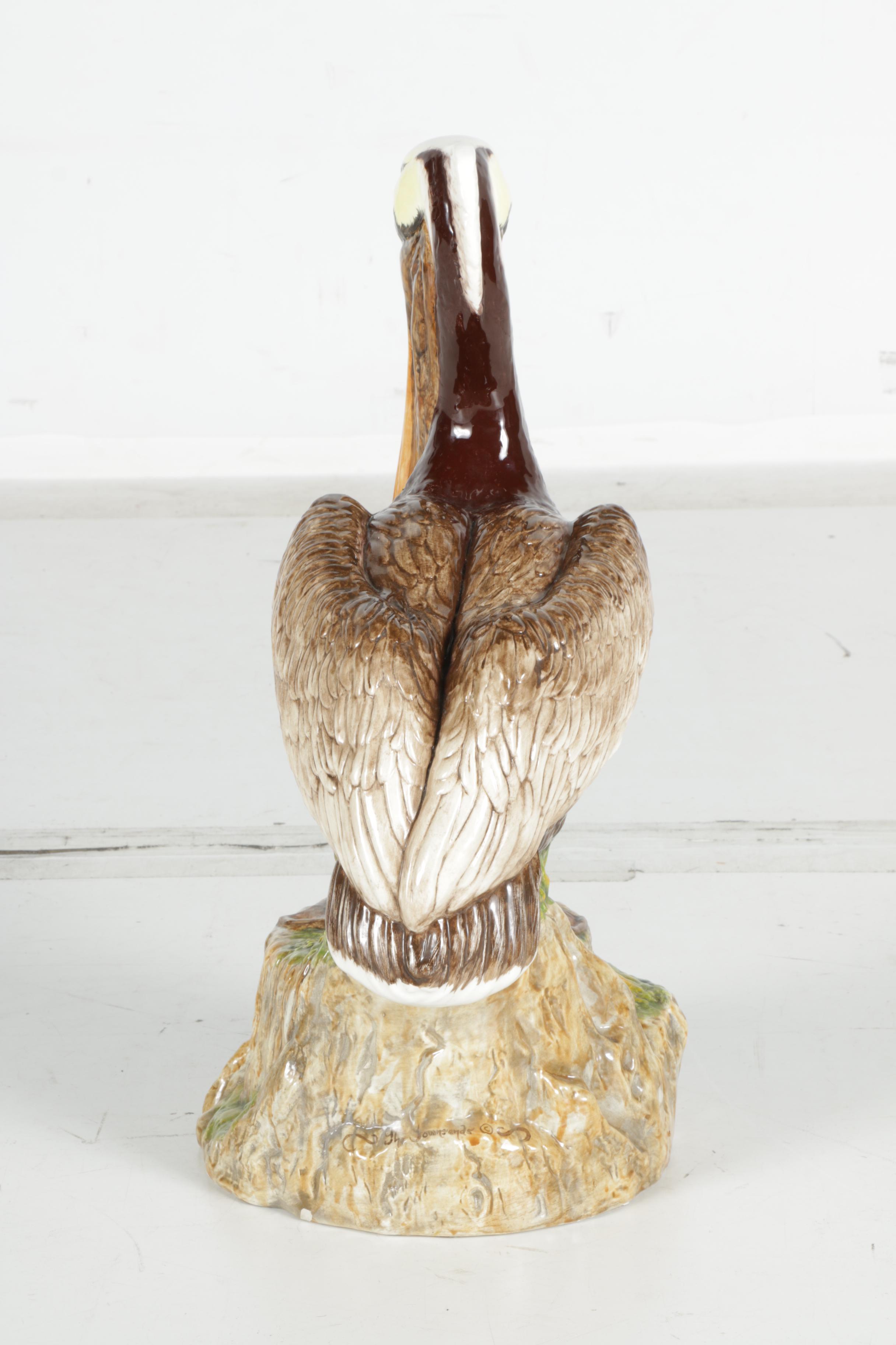 Ceramic Pelican Figurine