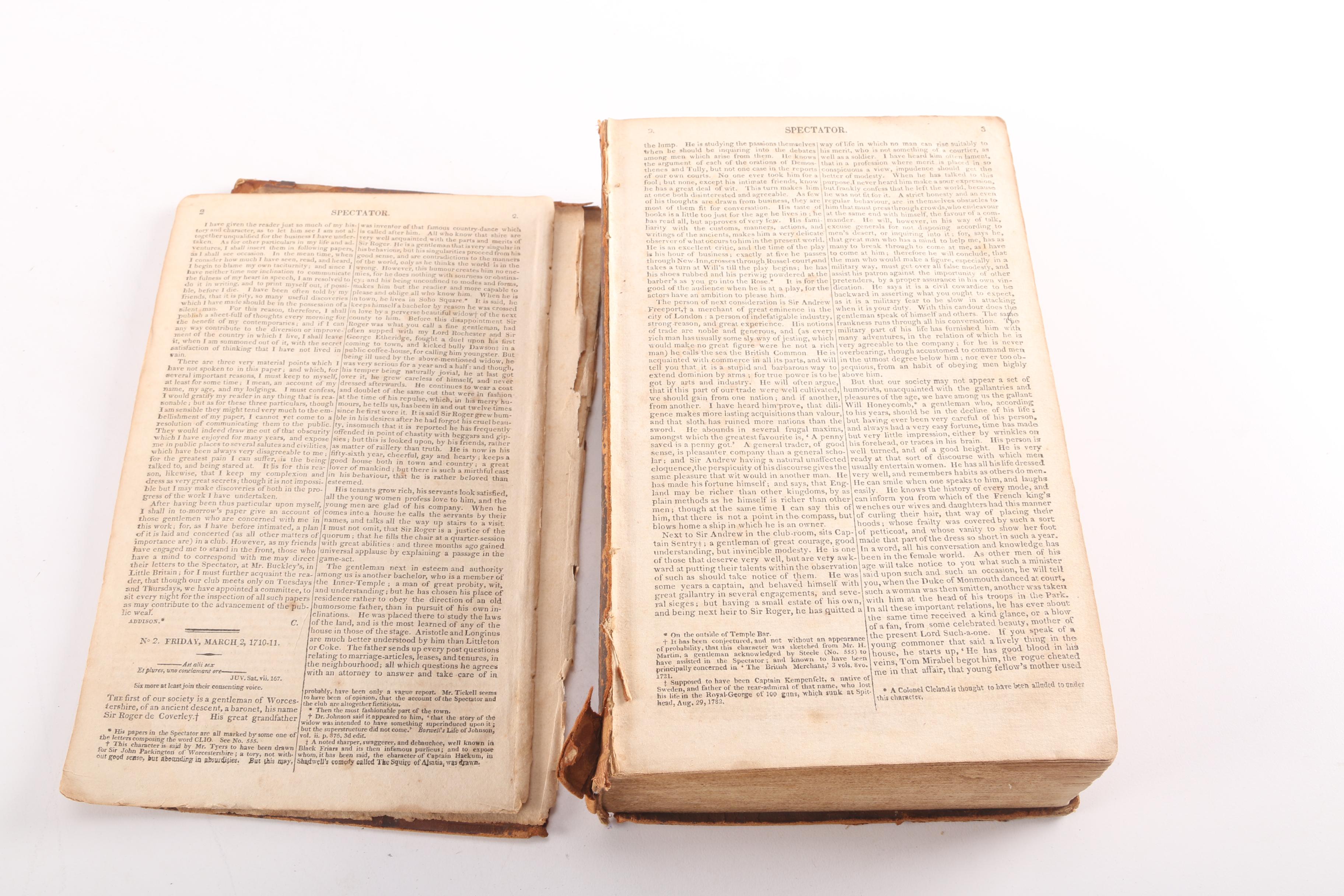 1822 "The Spectator" by Joseph Addison and Richard Steele