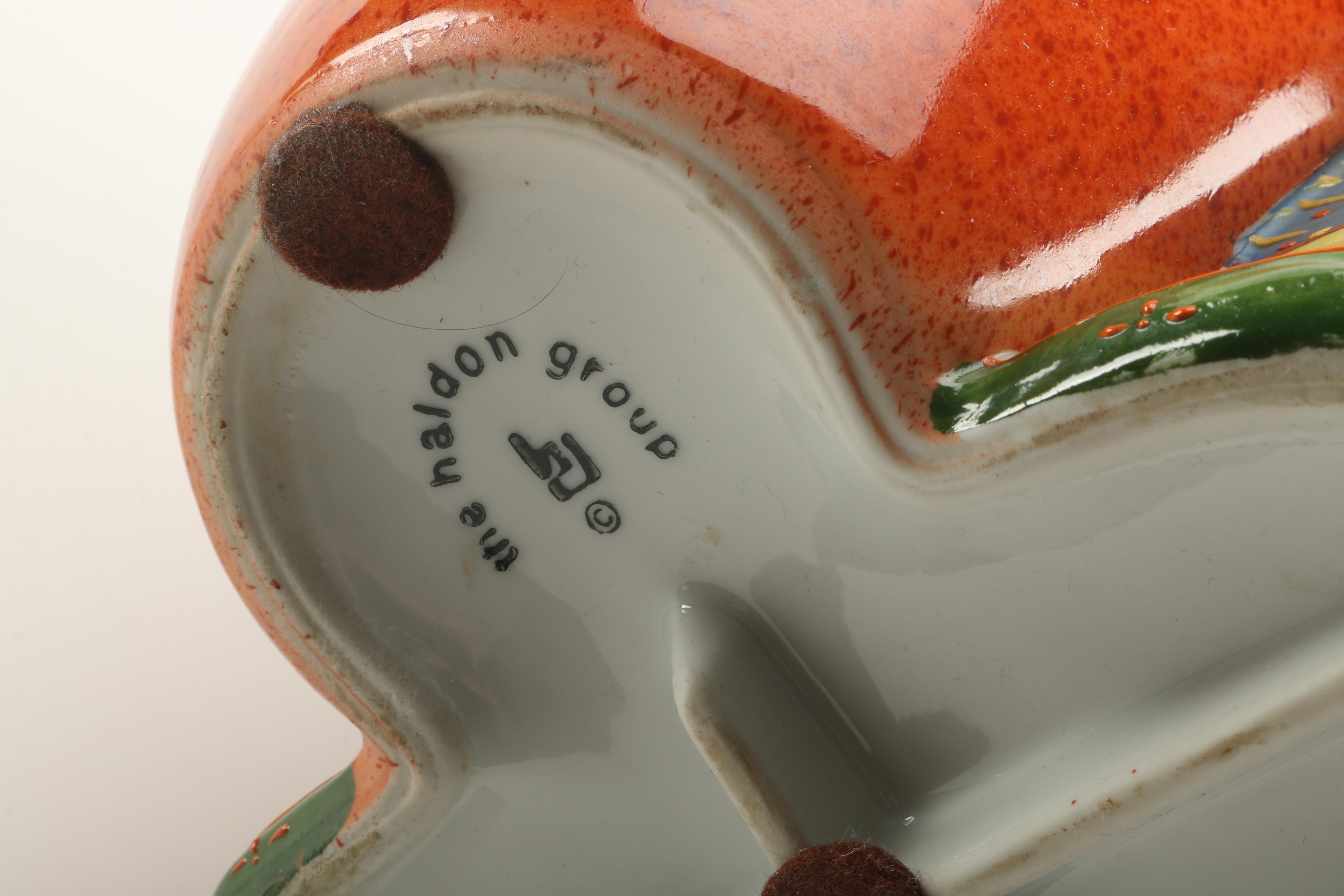 The Haldon Group Asian Inspired Double Vase