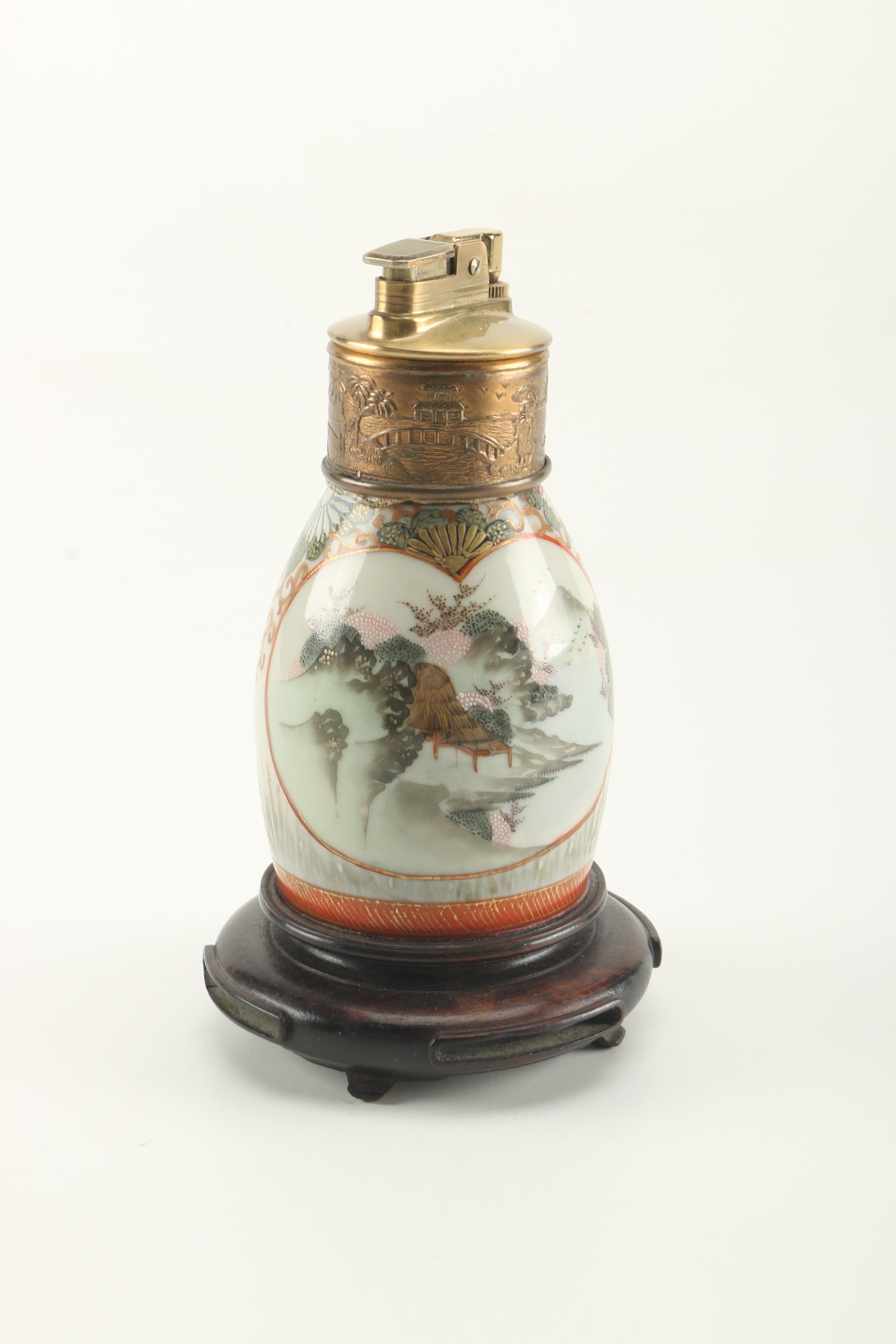 Chinese Snuff Bottles with Japanese Lighter