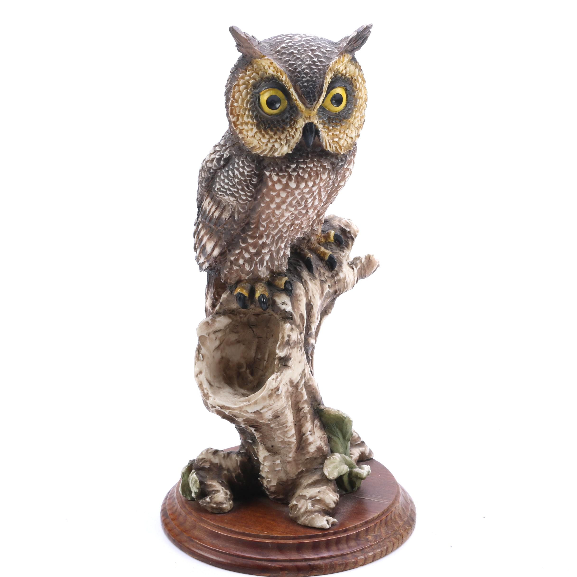 Ceramic Owl Figurine