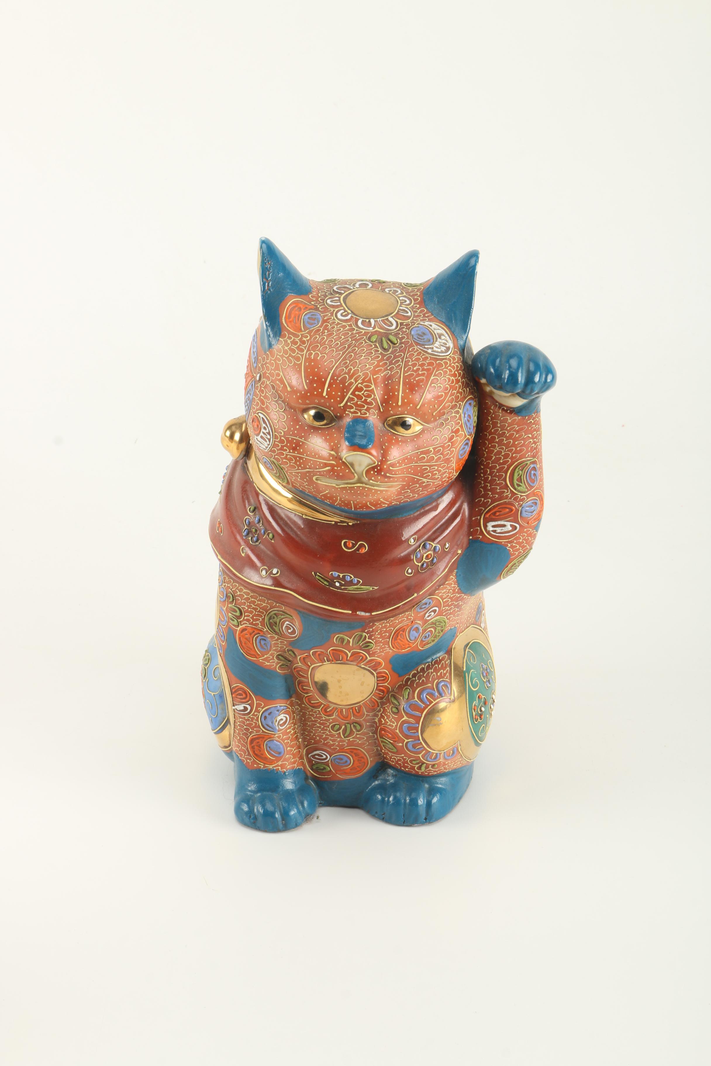 Ceramic and Enamel Animal Figurines