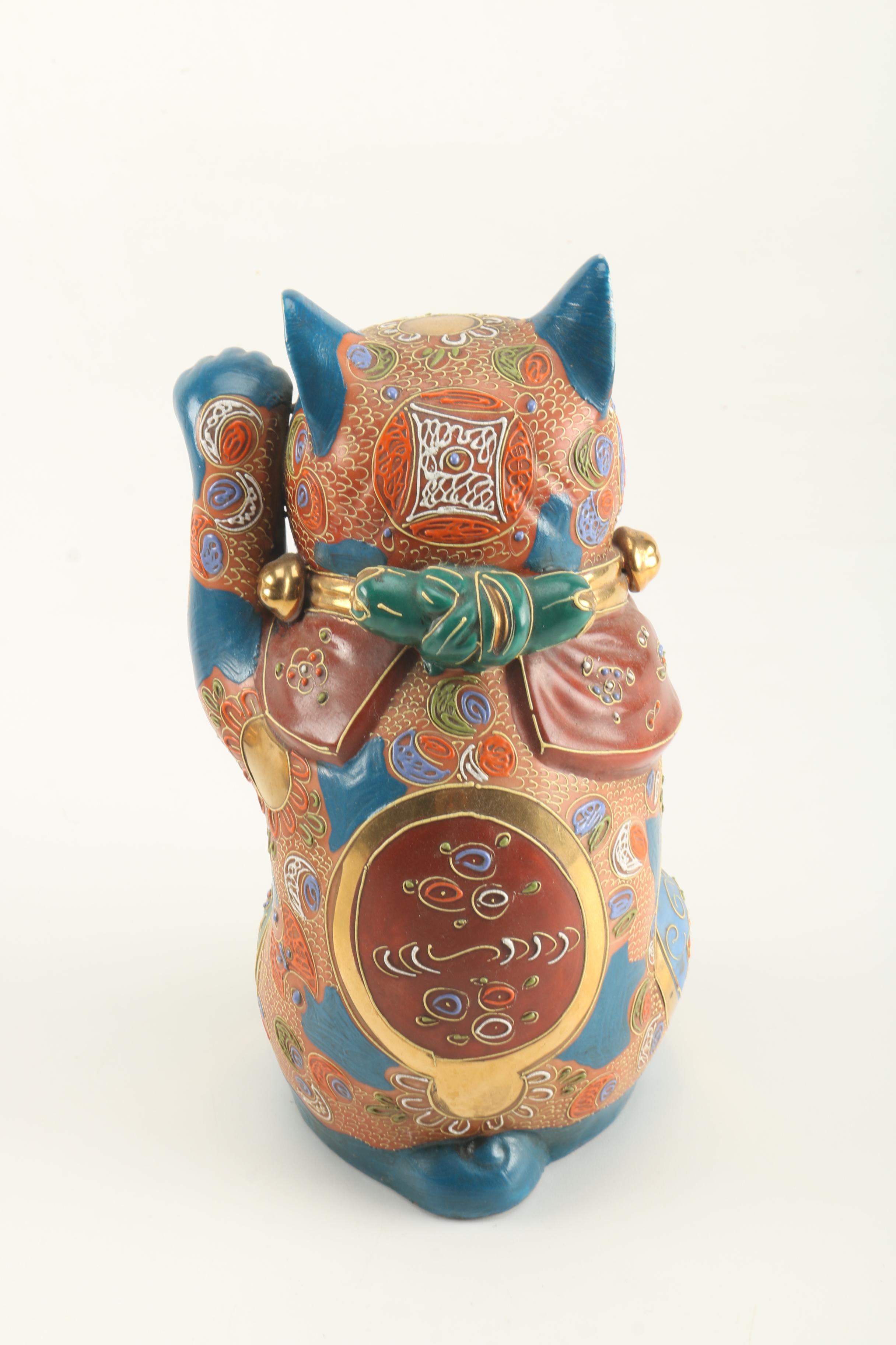 Ceramic and Enamel Animal Figurines