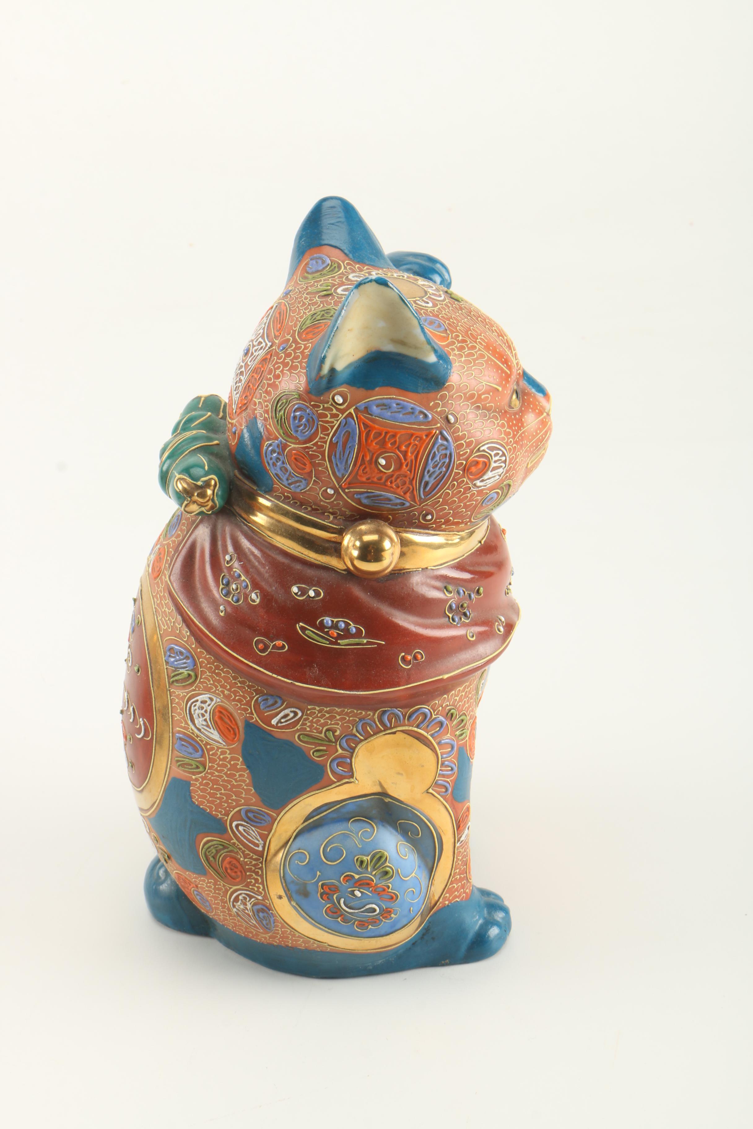 Ceramic and Enamel Animal Figurines