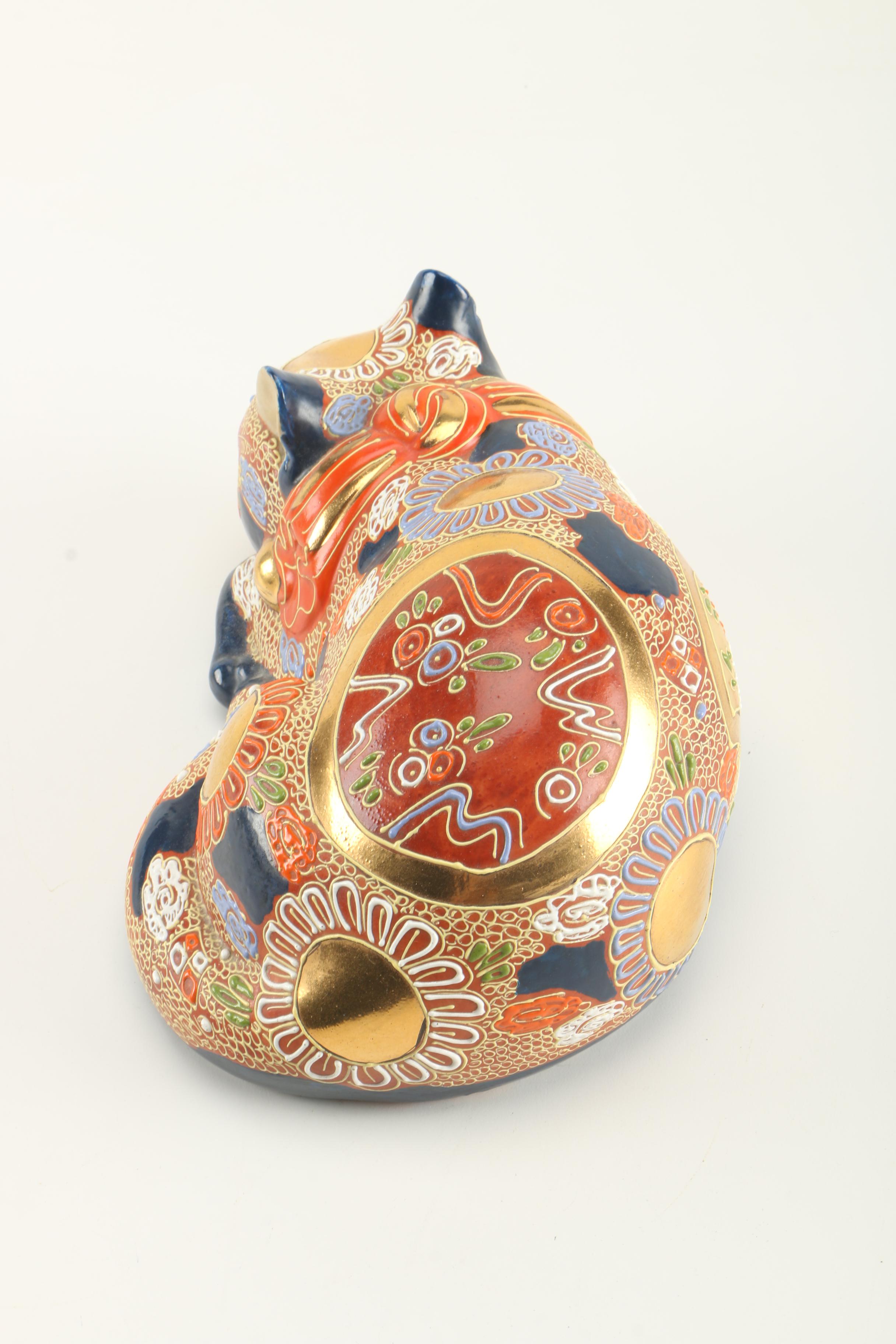 Ceramic and Enamel Animal Figurines