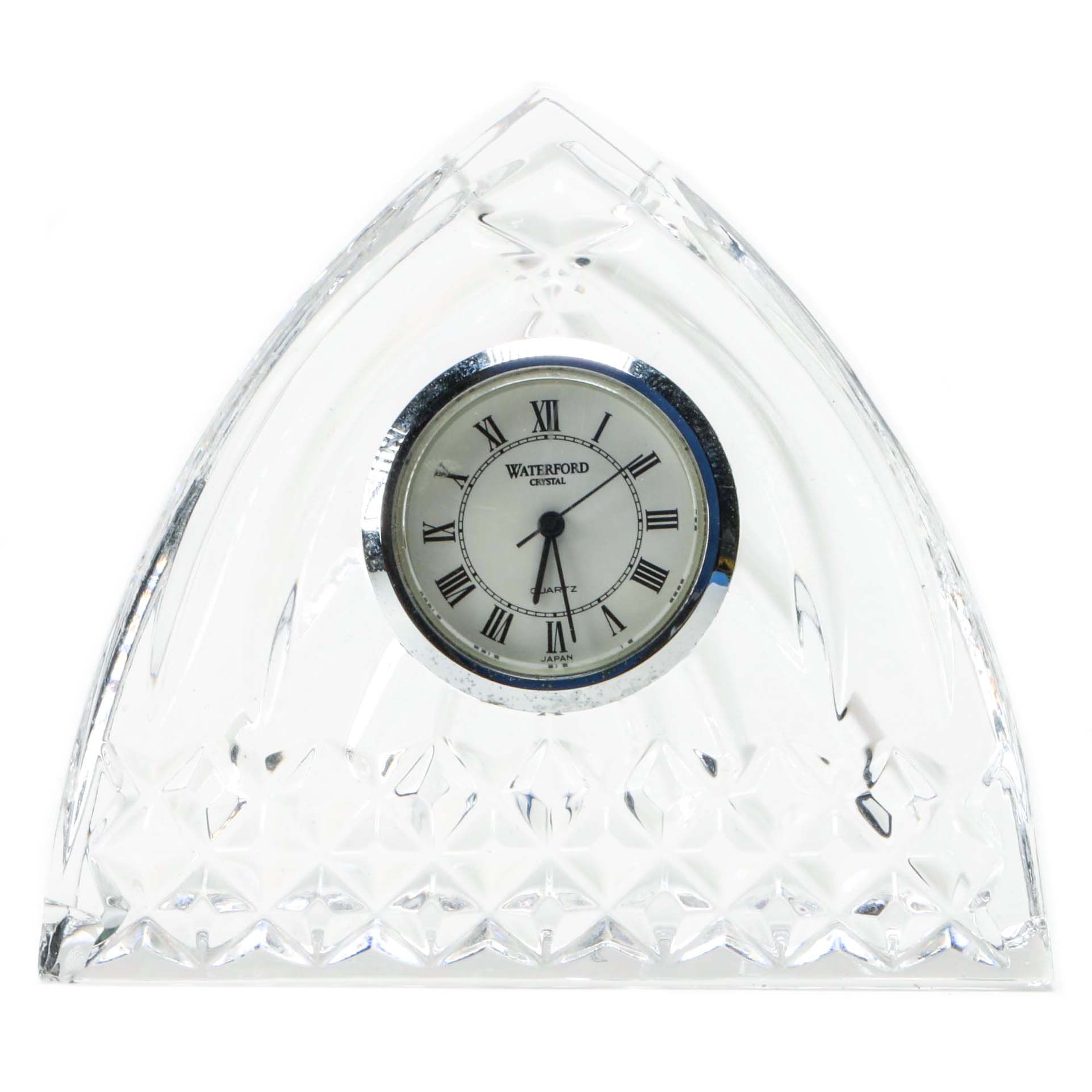 Waterford Crystal "Heraldic" Desk Clock