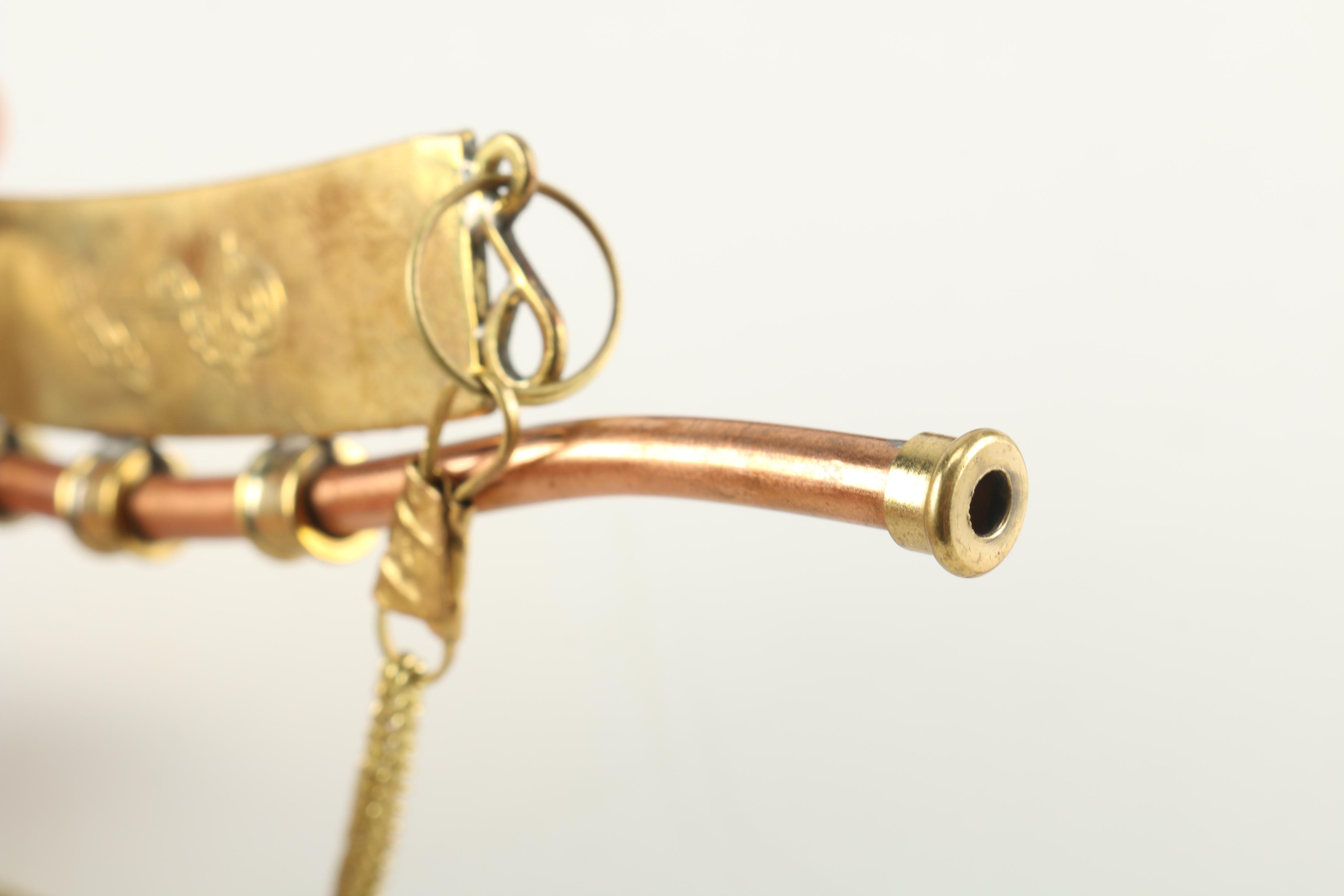 Brass Boatswain Whistle with Rosewood Box