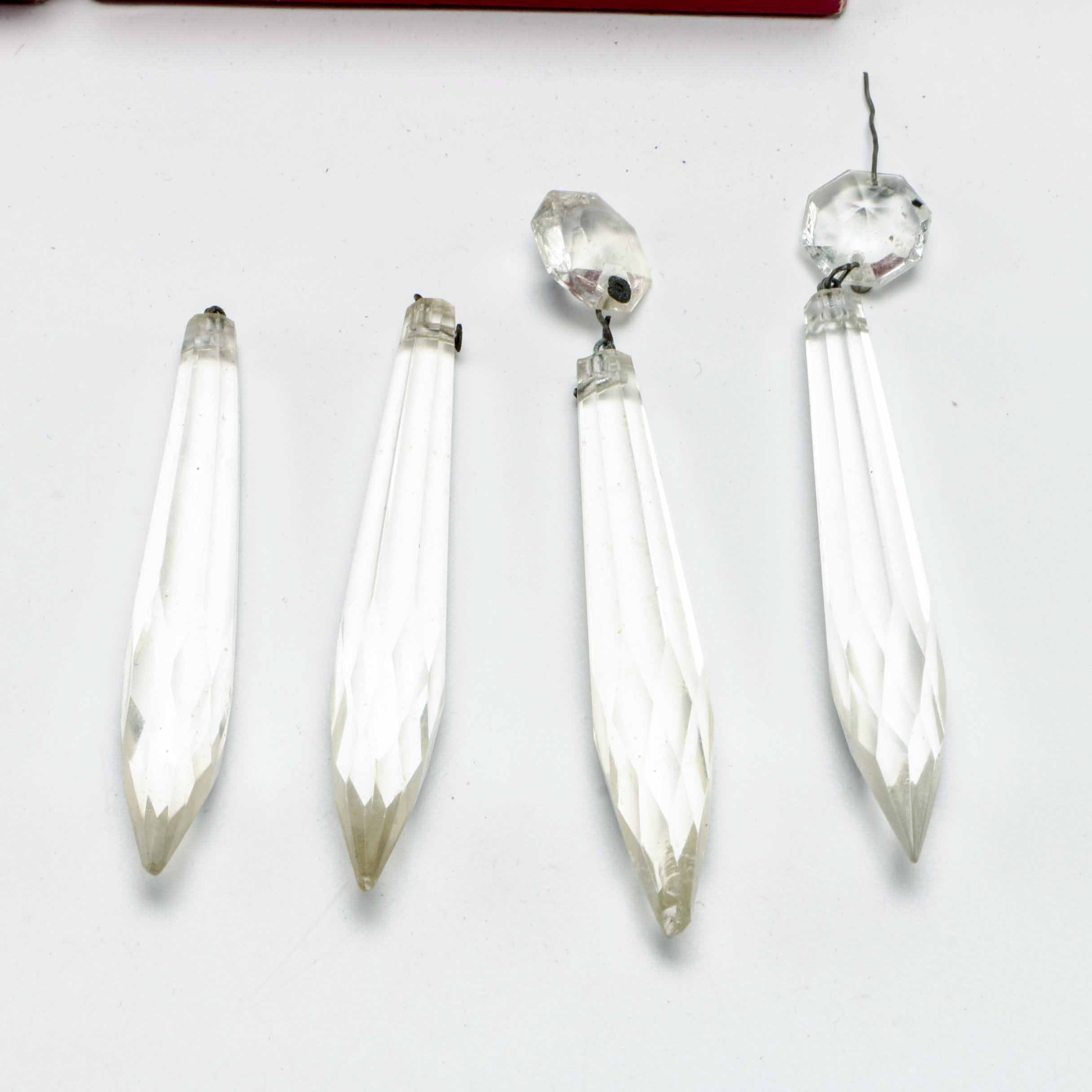 Vintage Cut Glass Table Lamp