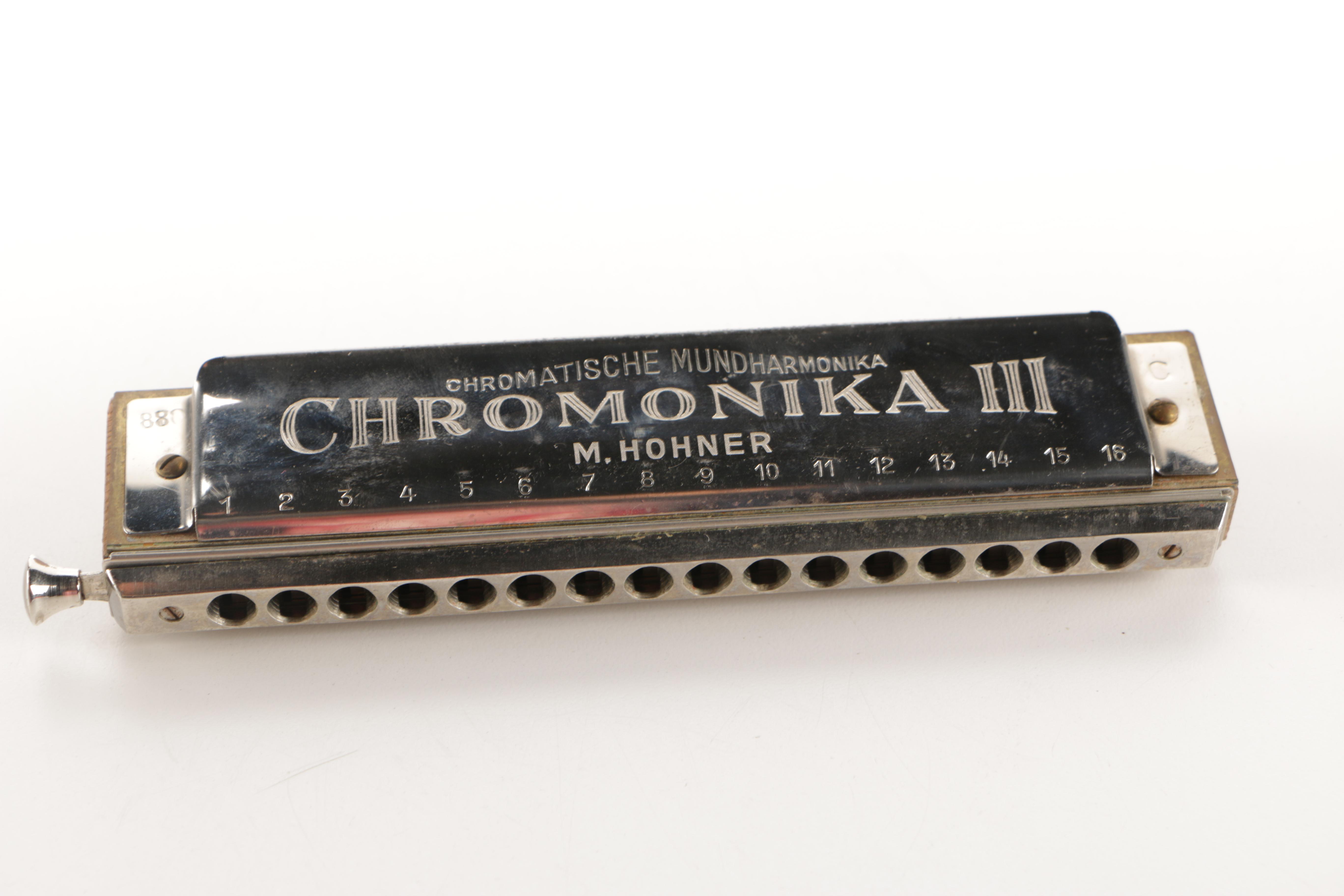 M. Hohner "Chromonika III" Harmonica