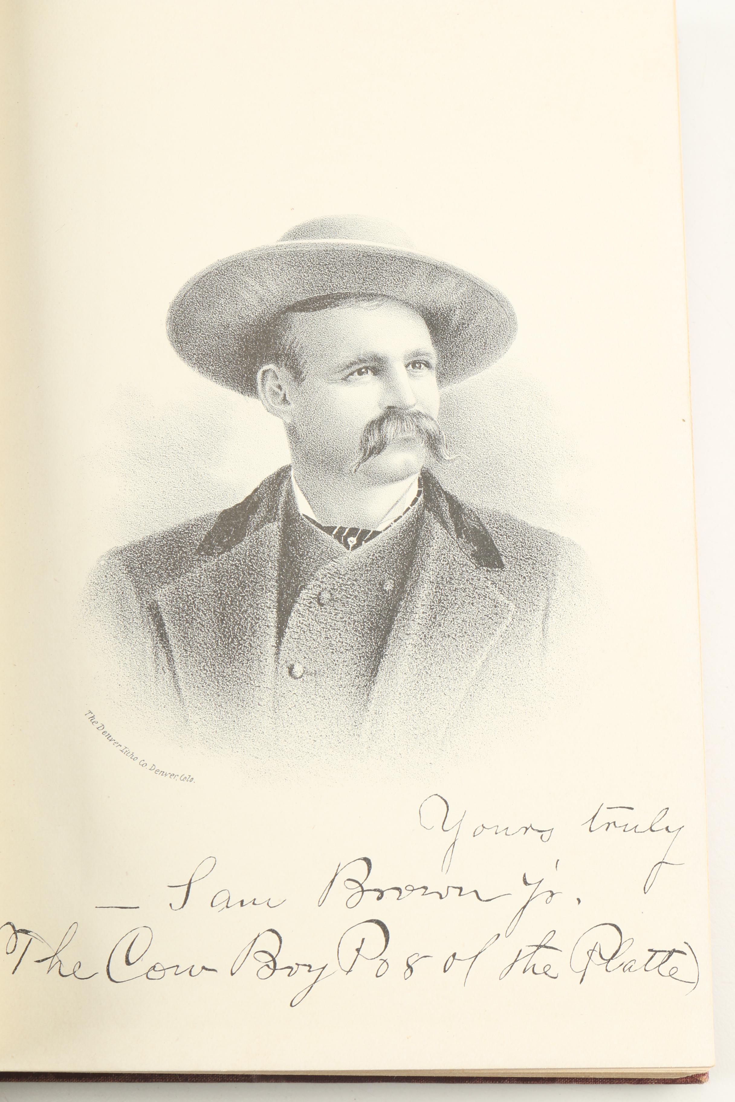 1890 "The Cowboy Poet" by Sam Brown, Jr.