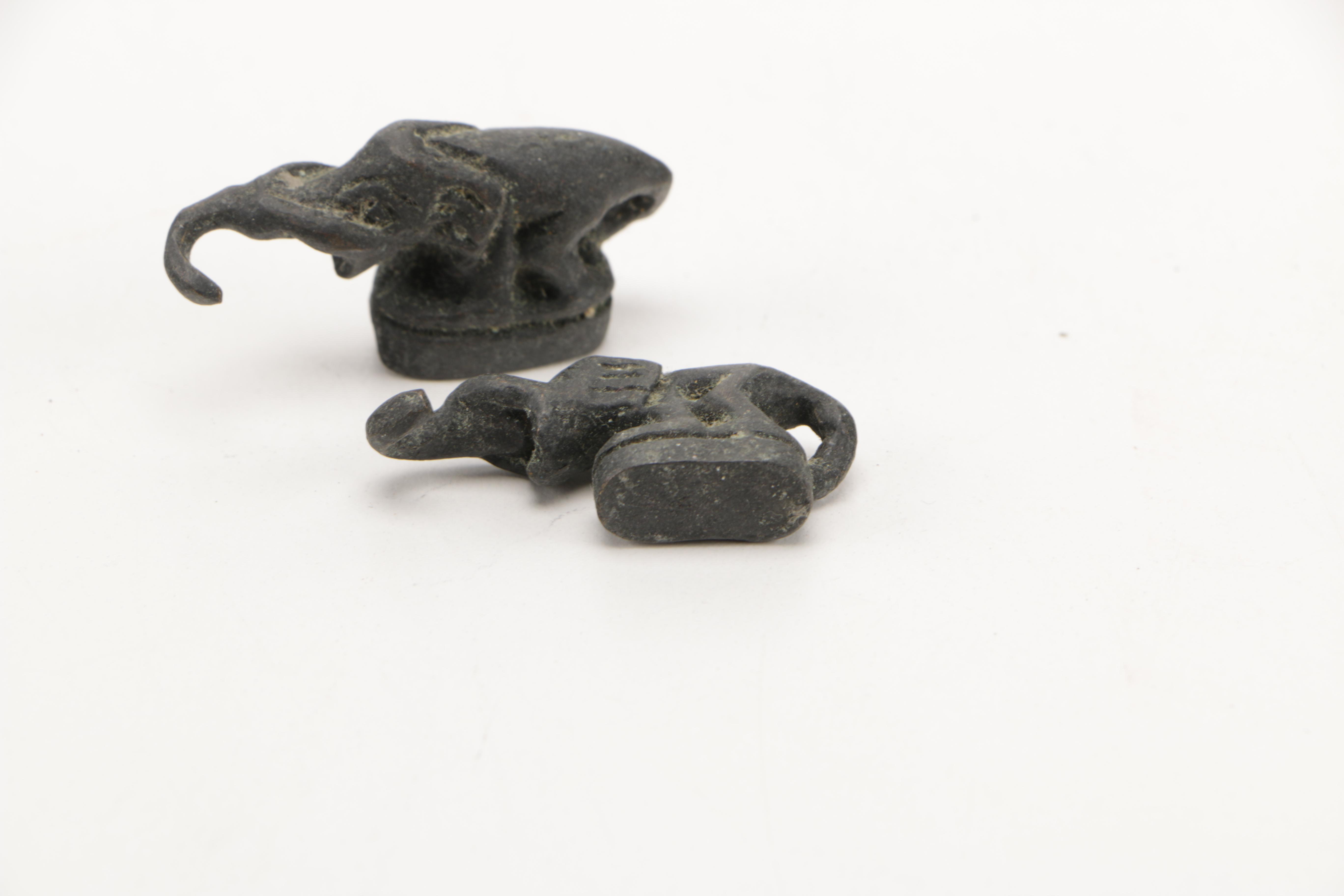 Iron Elephant Figurines