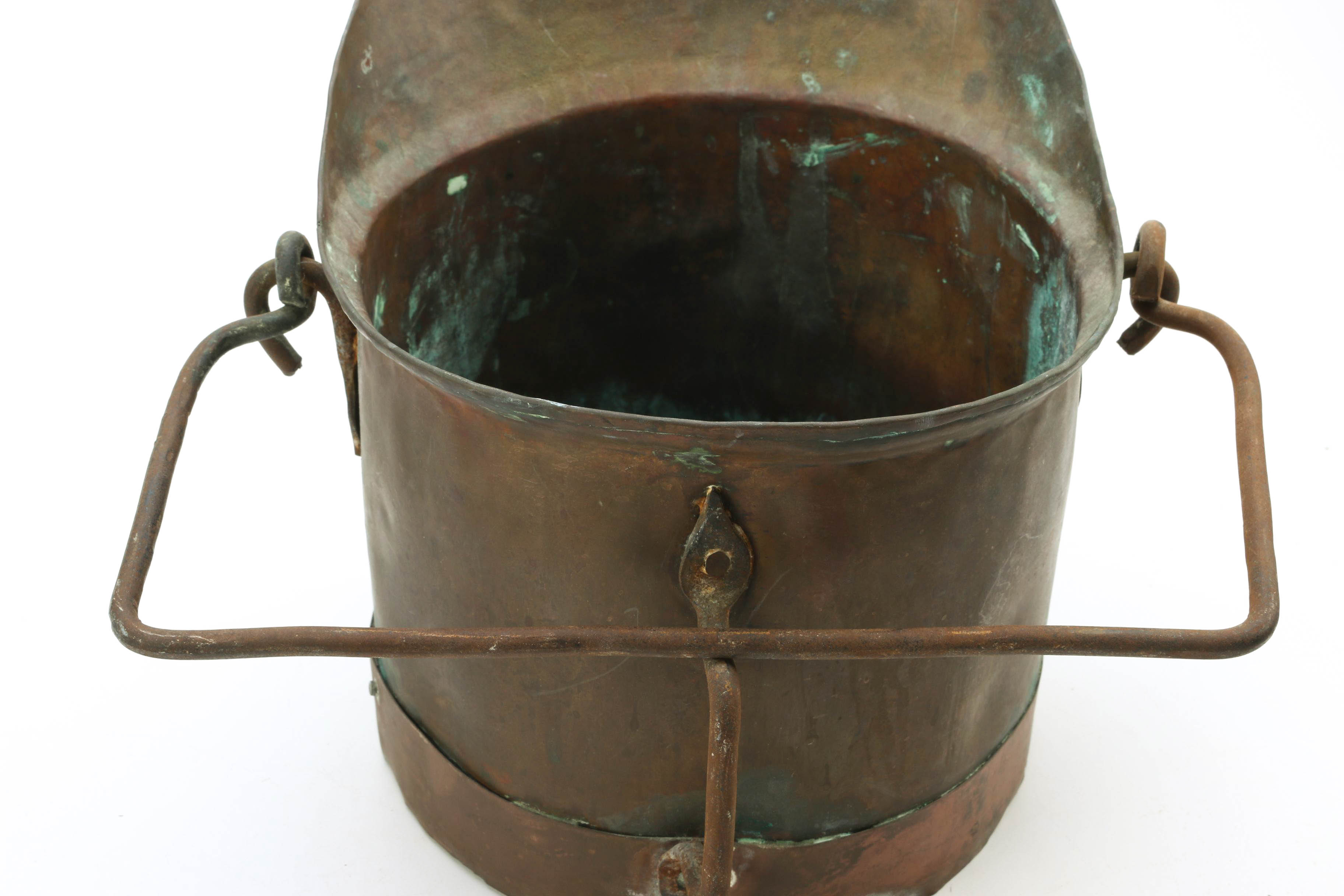 Rustic Vintage Copper Pots