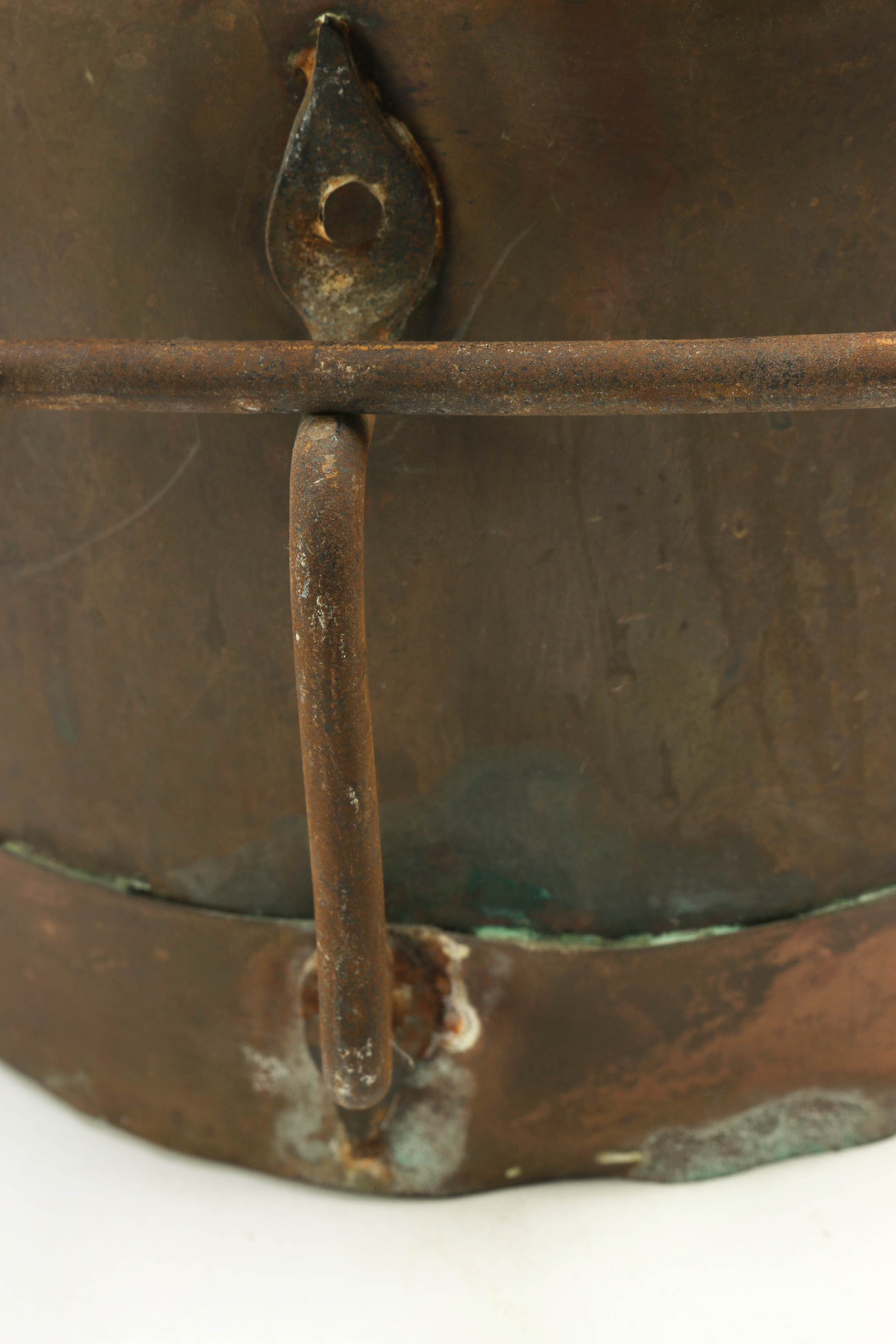 Rustic Vintage Copper Pots