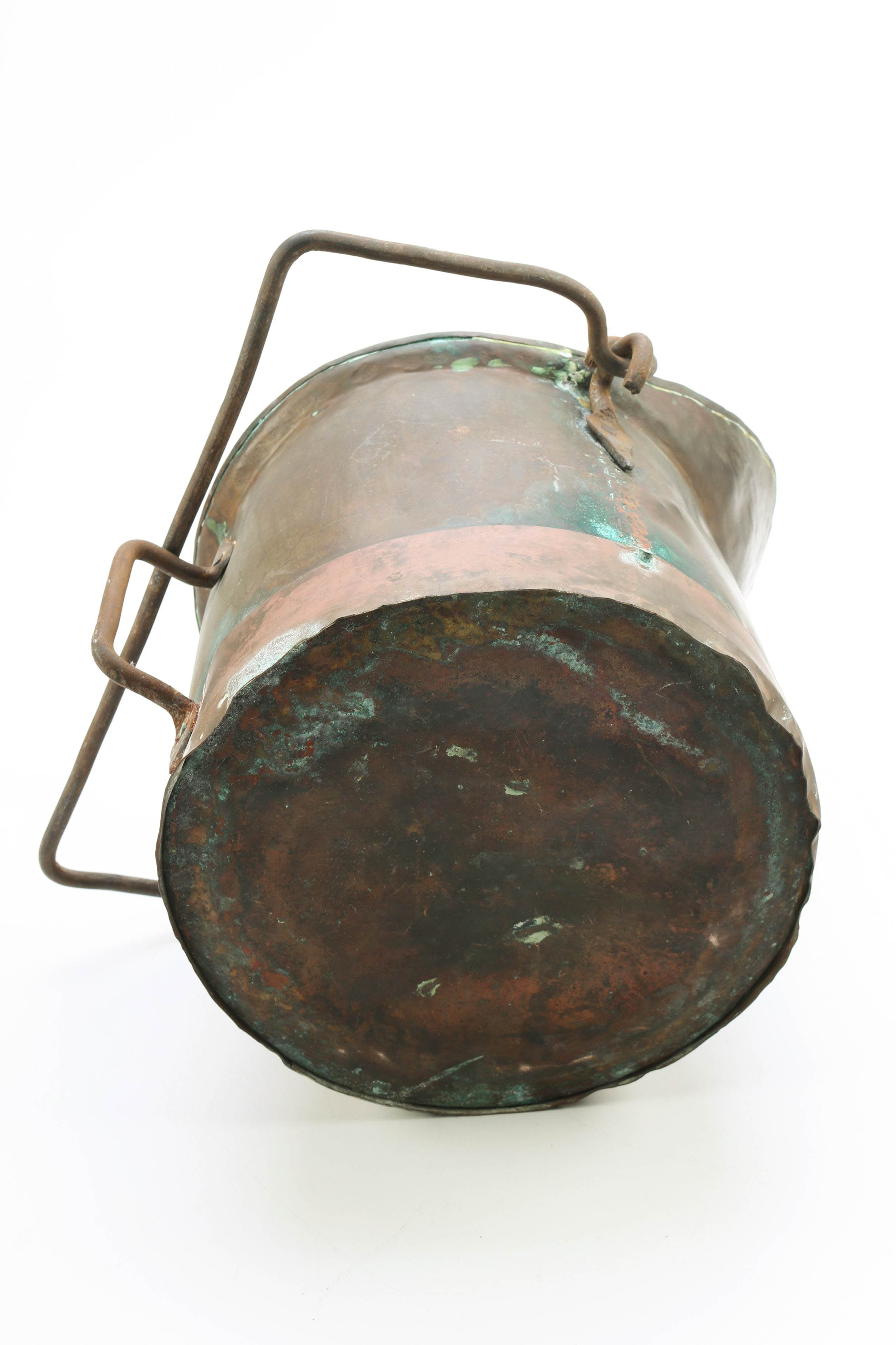 Rustic Vintage Copper Pots